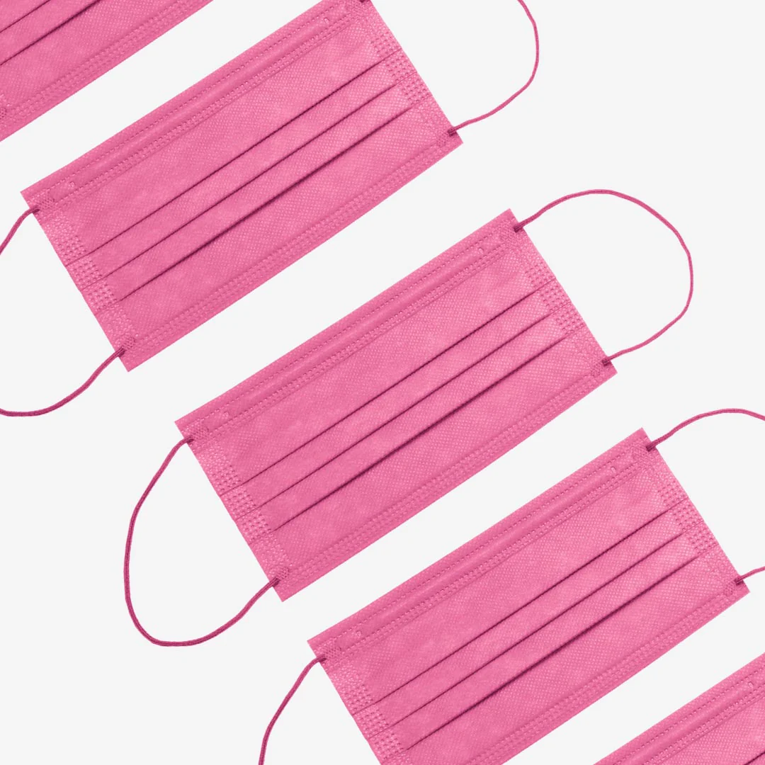 Máscara Descartável Protect Plus Type IIR Rosa - Image 2