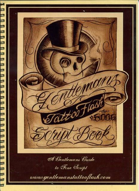 Gentlemans Tattoo Flash Script Book by Boog - Image 2