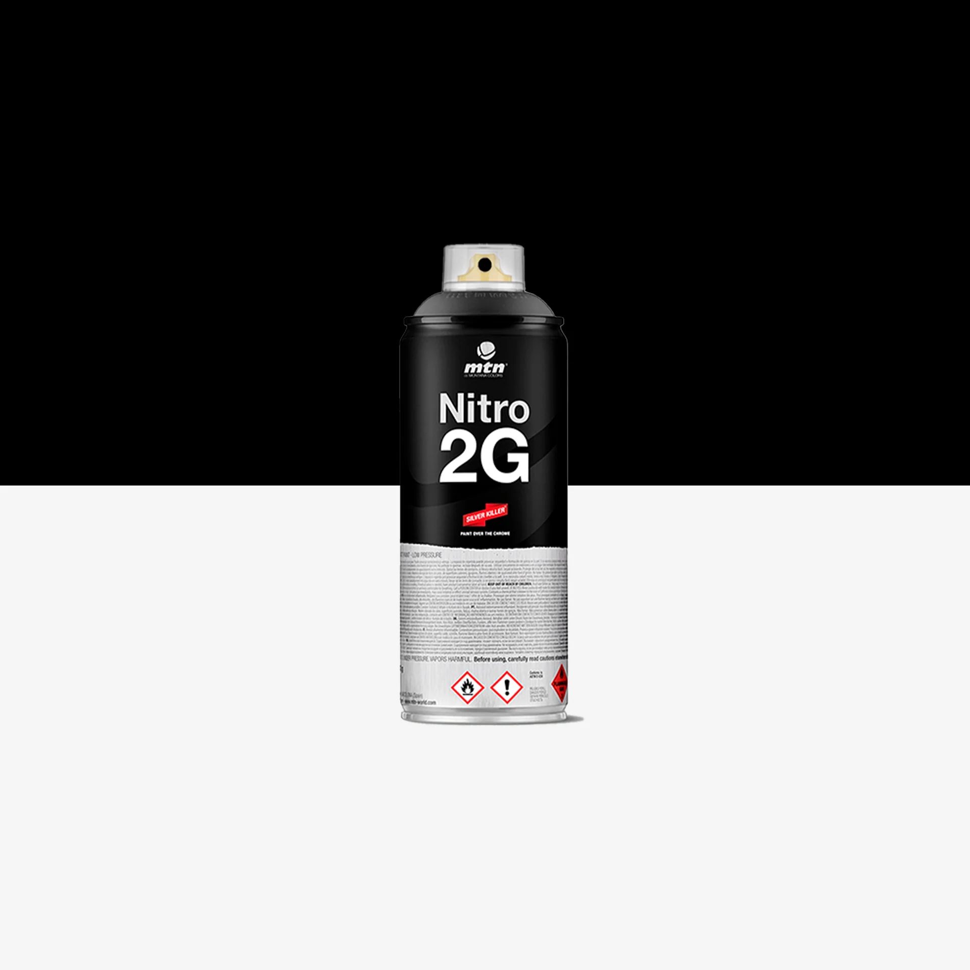 Montana Nitro 2G Black Mate 400 ml / 14 oz - Image 2