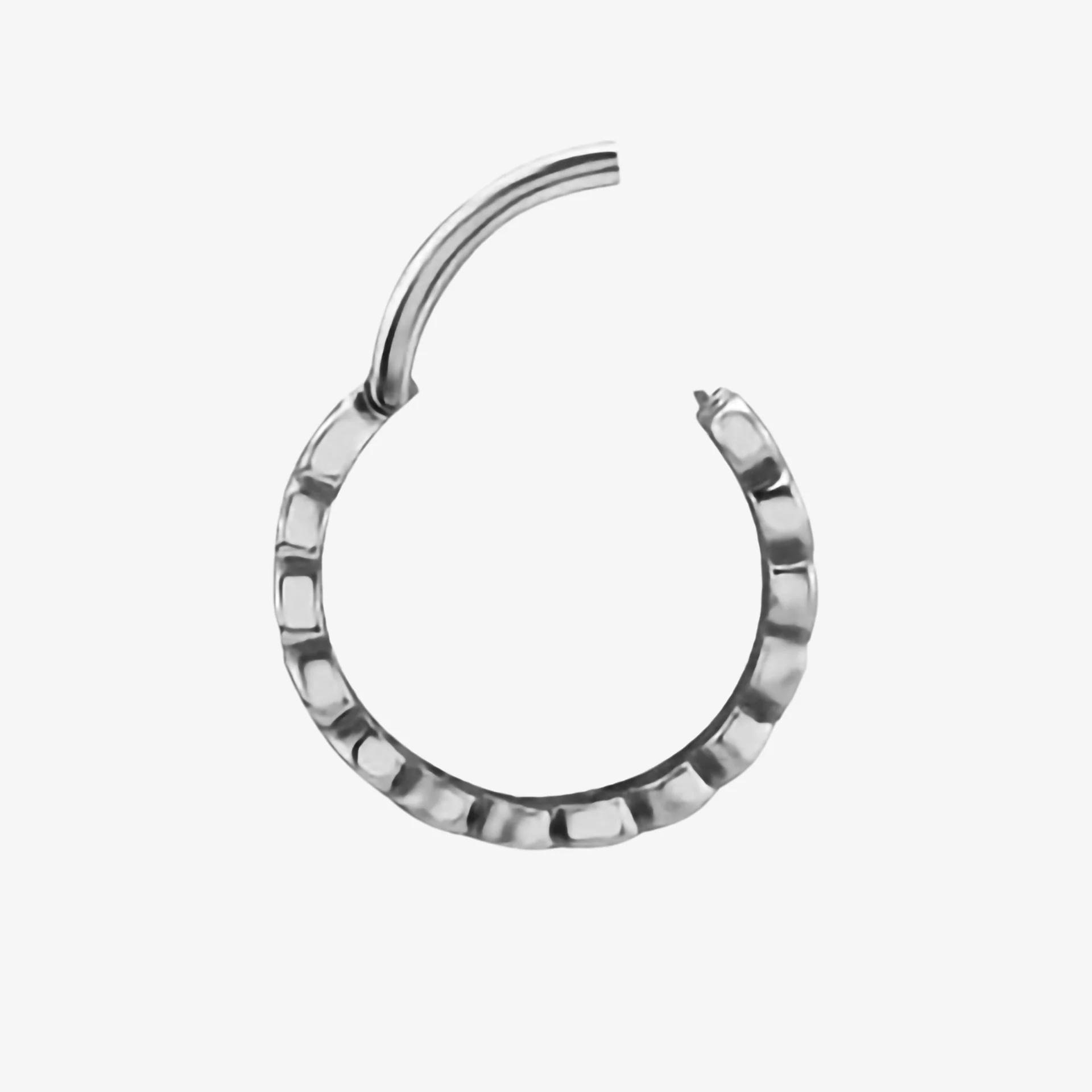 Piranha Argola Hinged Hearts Steel Basicline - Image 3