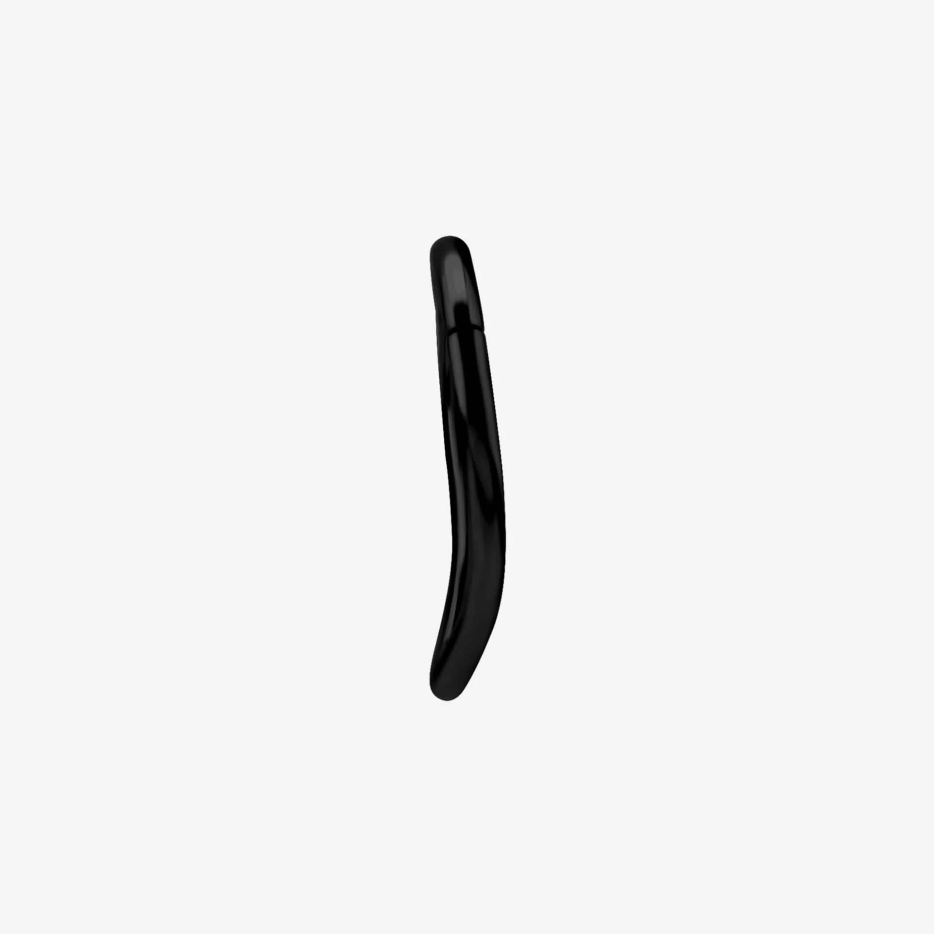Piranha Argola Hinged Shaped V Steel Blackline - Image 3