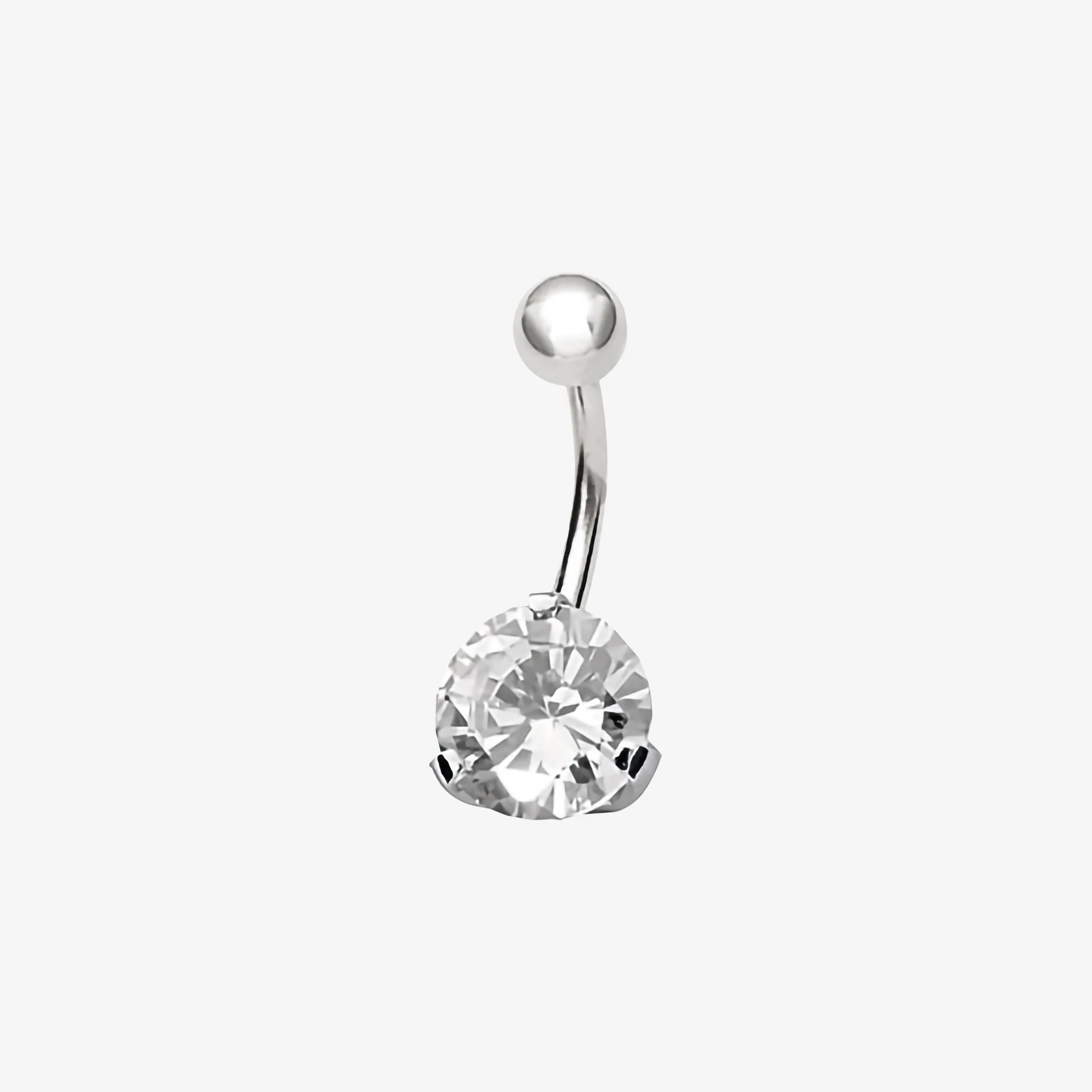 Piranha Banana Round Big Crystal Steel Basicline - Image 2