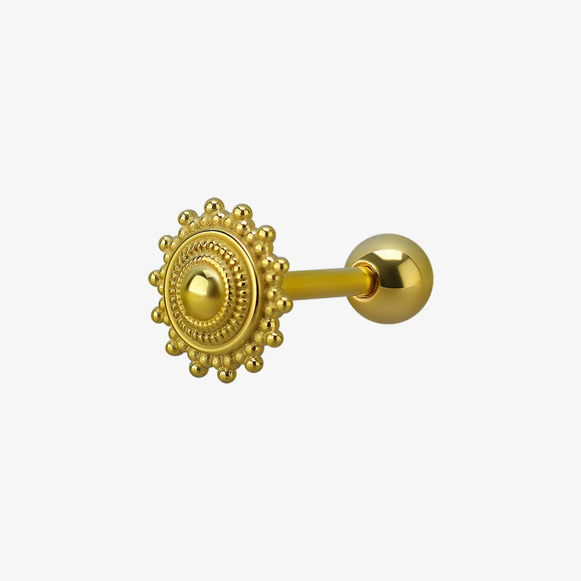 Piranha Barbell Tribal Steel Zirconline - Image 2