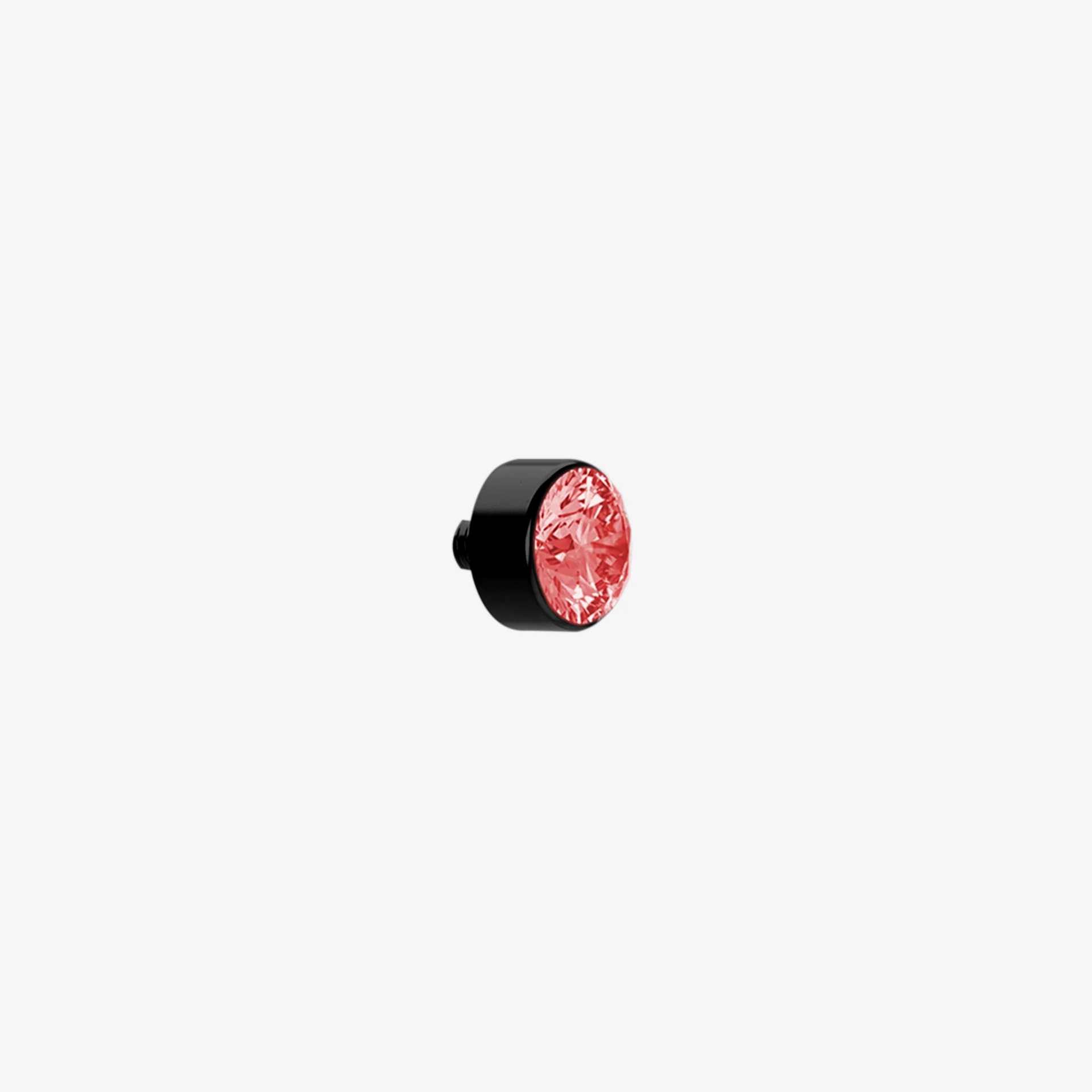 Piranha Cabeça Microdermal Aço Negro com Pedra - Image 7