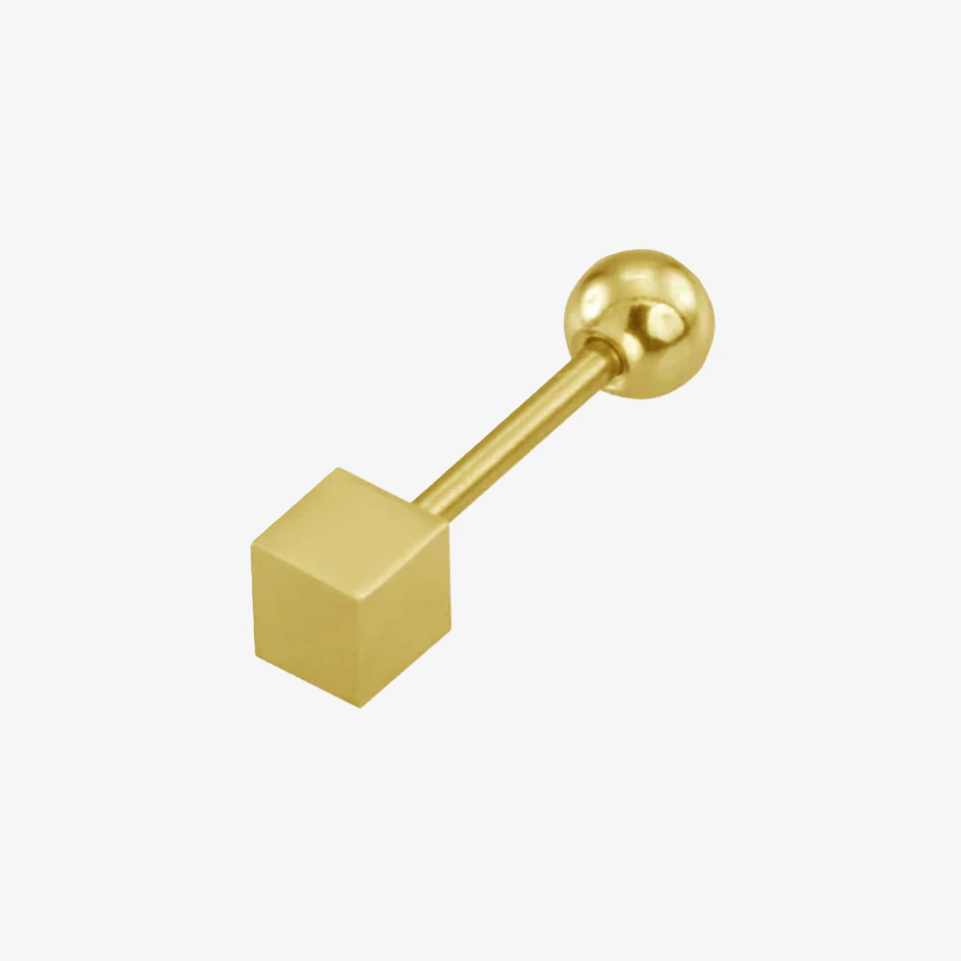 Piranha EarBarbell Cube Steel Zirconline - Image 2