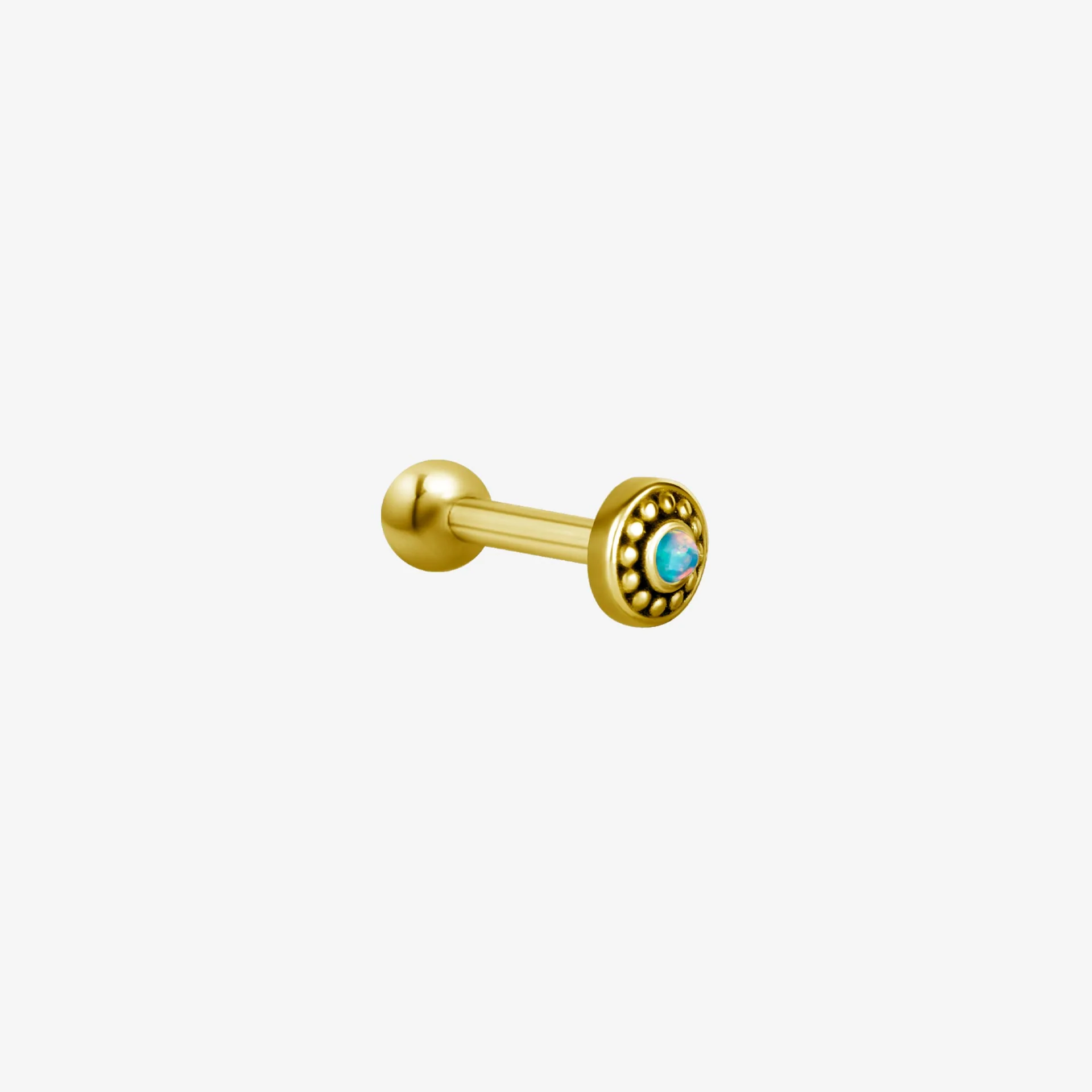 Piranha Earbarbell Tribal Opal Steel Zirconline - Image 2