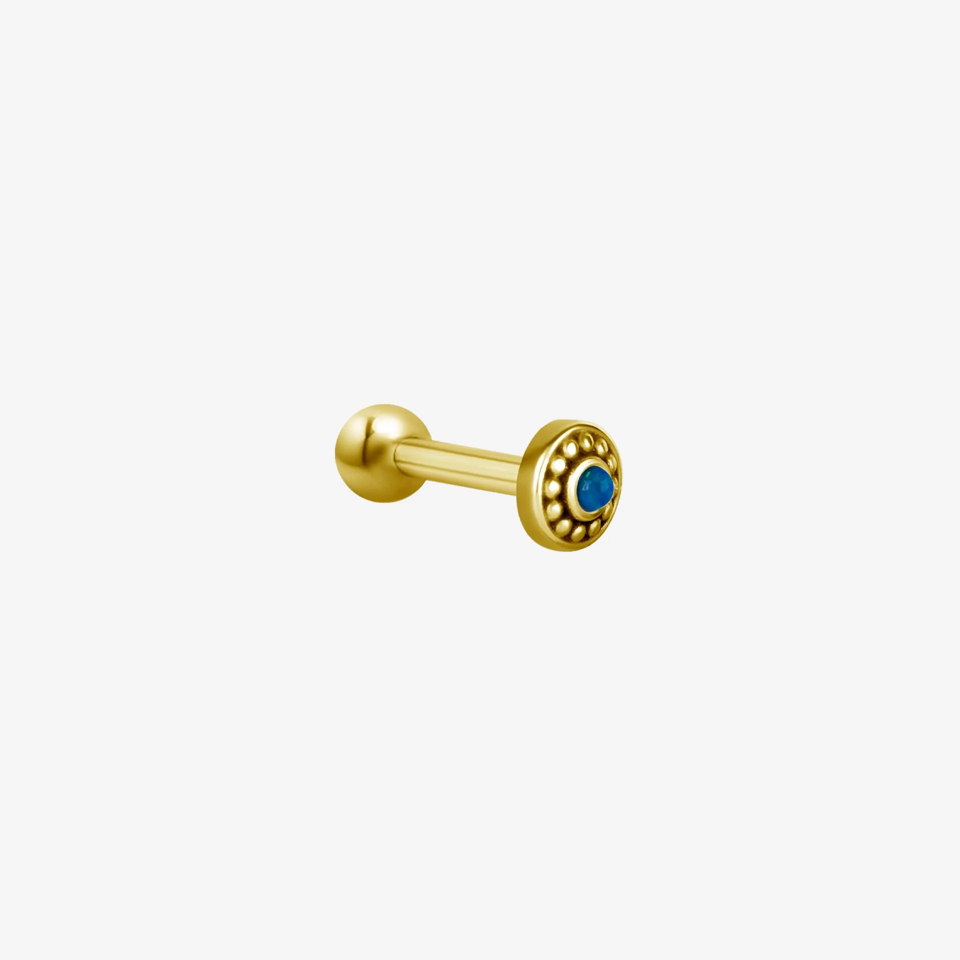 Piranha Earbarbell Tribal Opal Steel Zirconline - Image 5