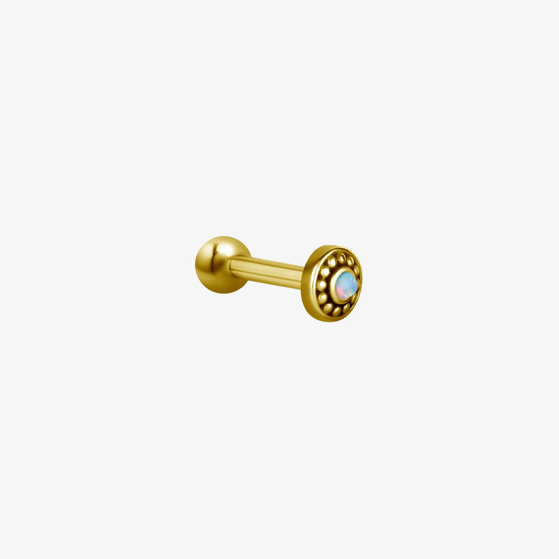 Piranha Earbarbell Tribal Opal Steel Zirconline - Image 6