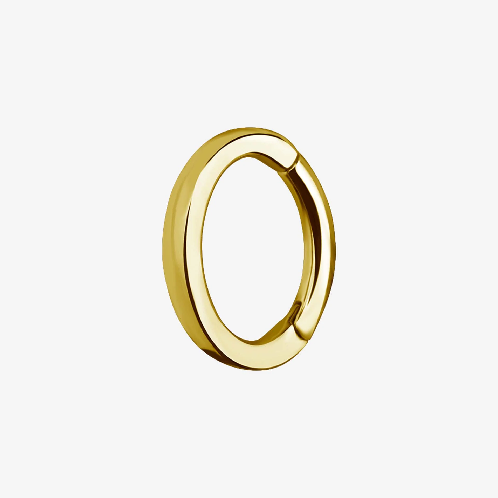 Piranha Argola Hinged Rook Oval Steel Zirconline - Image 2