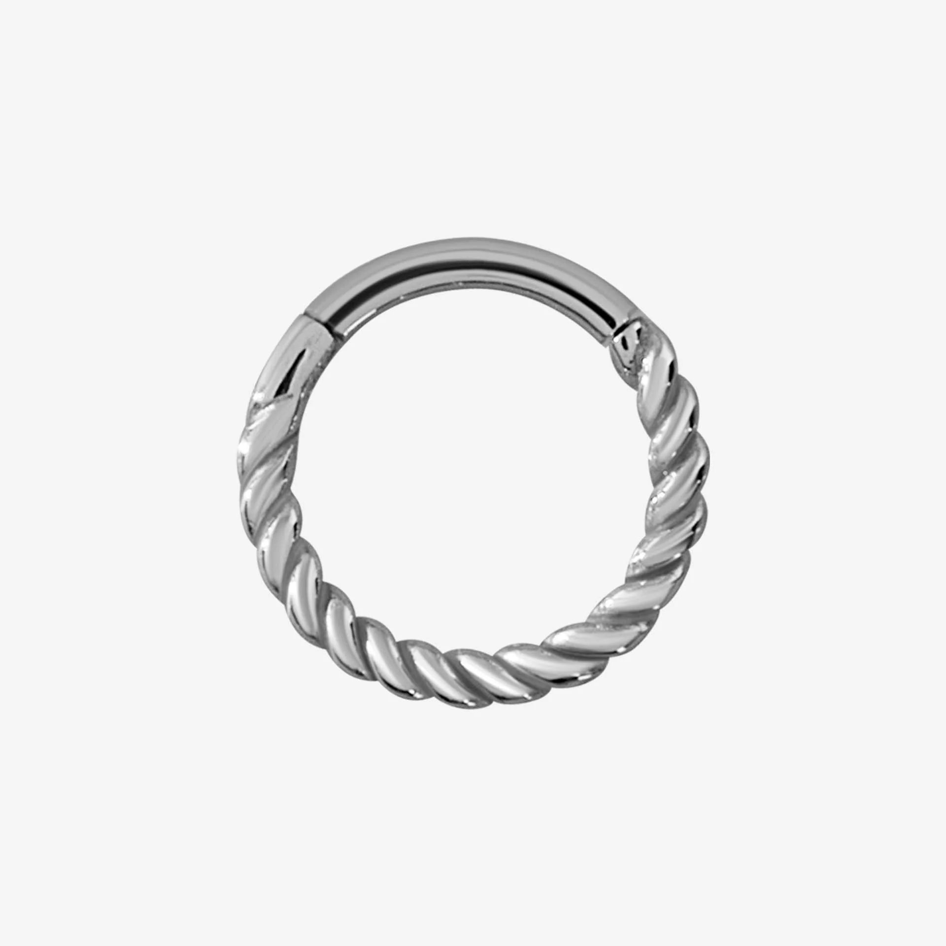Piranha Argola Hinged Twisted Rope Steel Basicline - Image 3