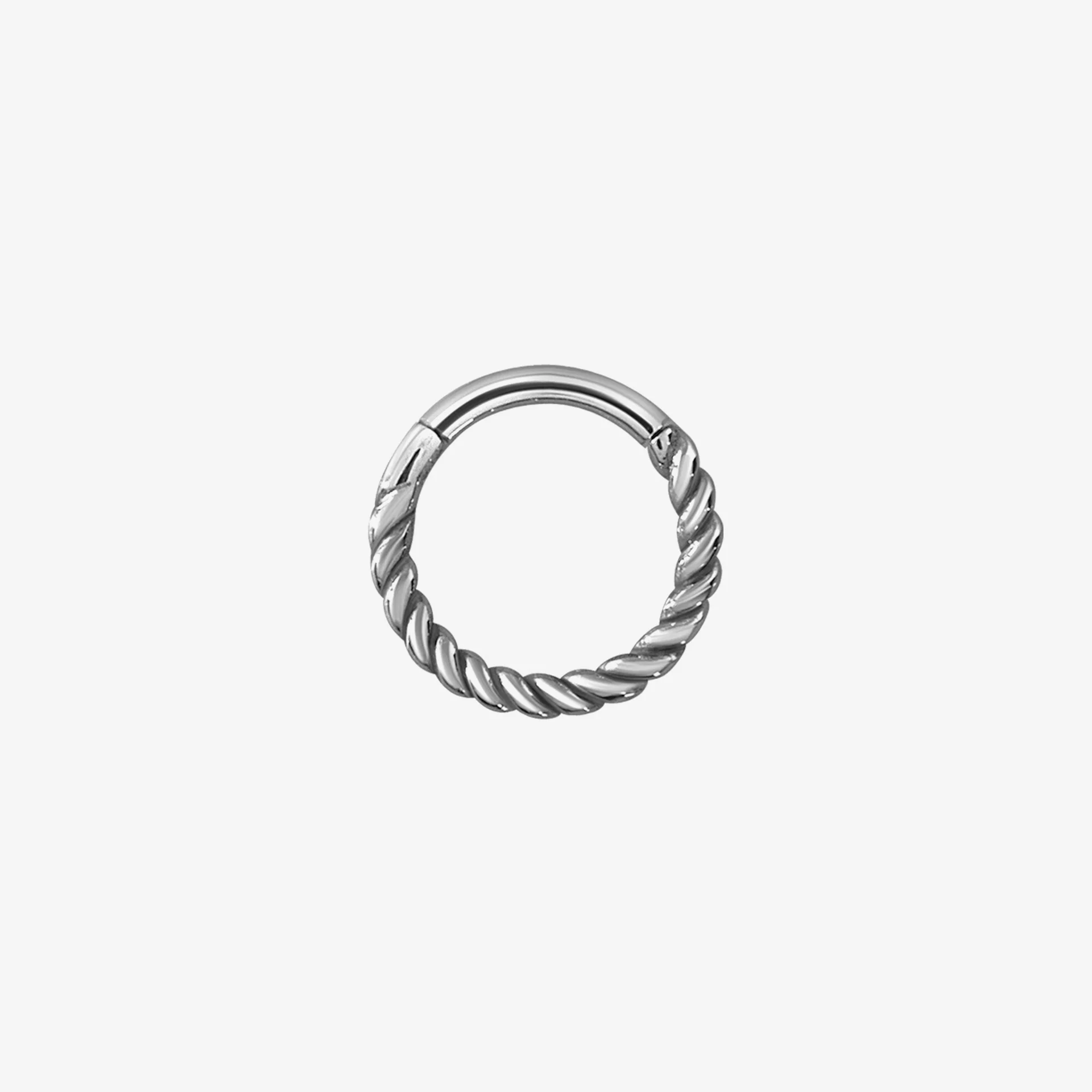 Piranha Argola Hinged Twisted Rope Steel Basicline - Image 5