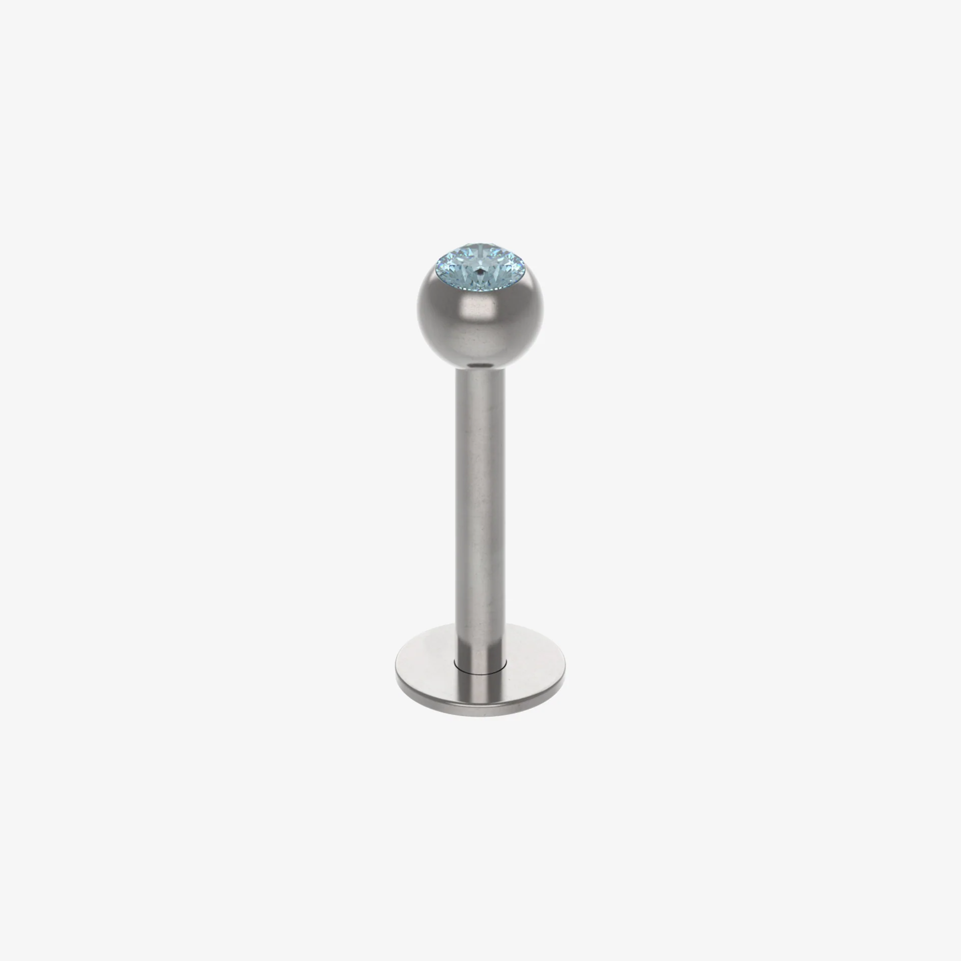 Piranha Labret Aço Cirúrgico 316L com Pedra - Image 3