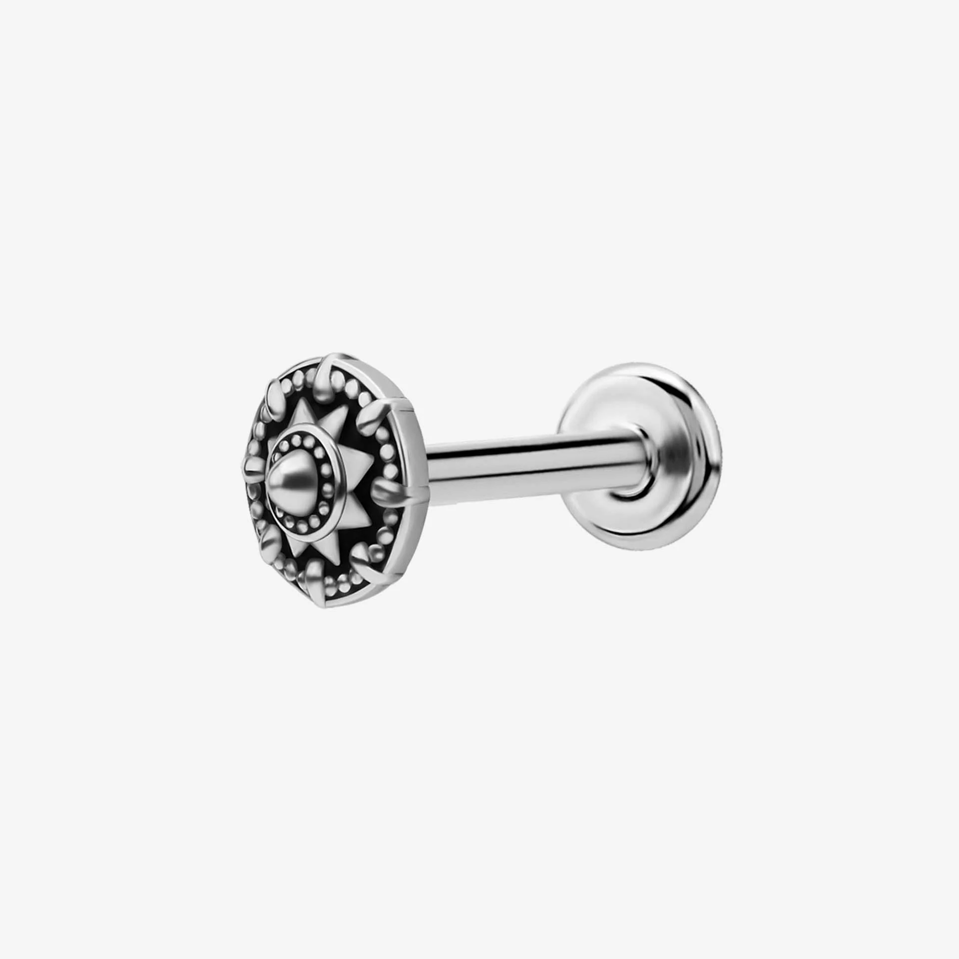 Piranha Labret Compass Star Steel Basicline - Image 2