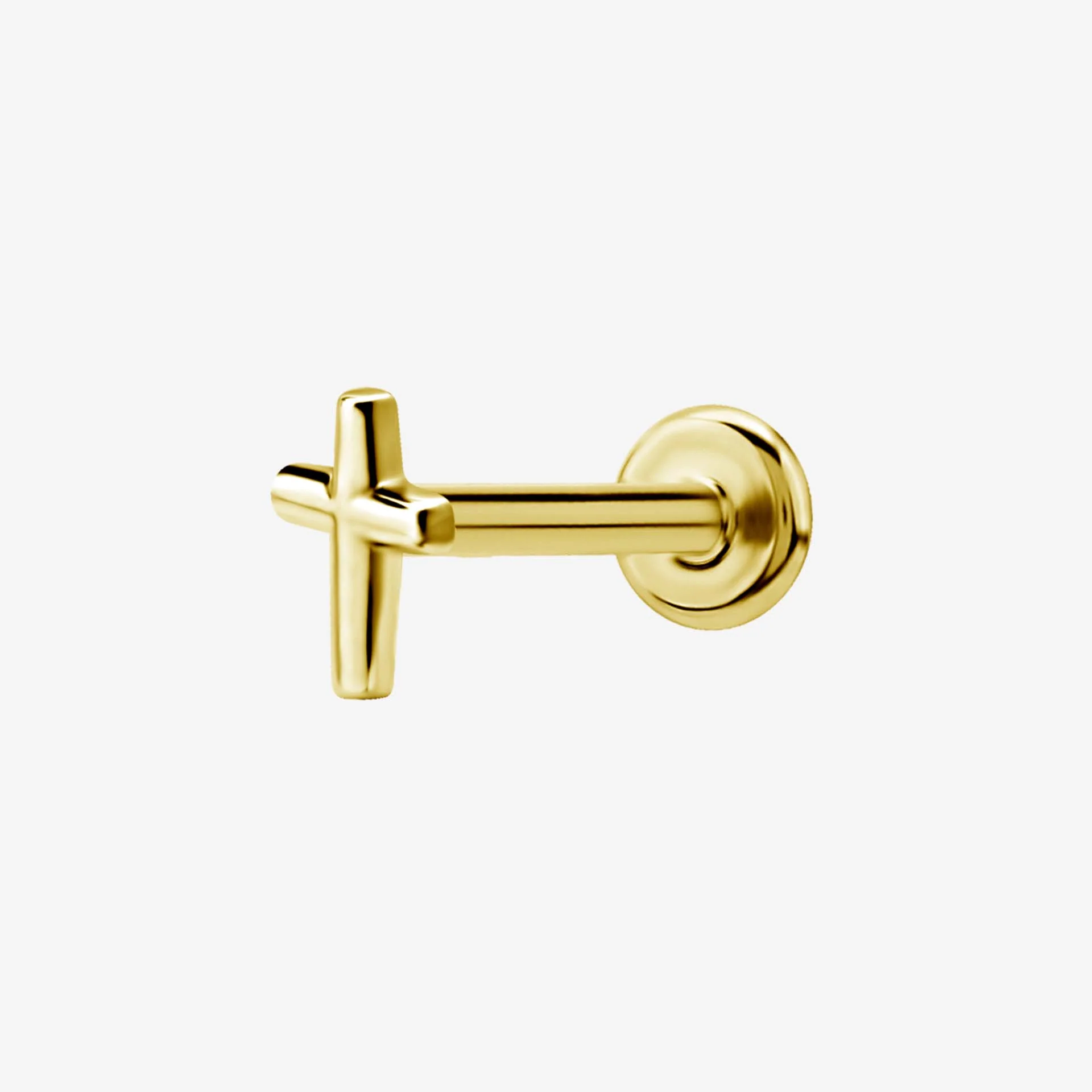 Piranha Labret Cross Steel Zirconline - Image 2
