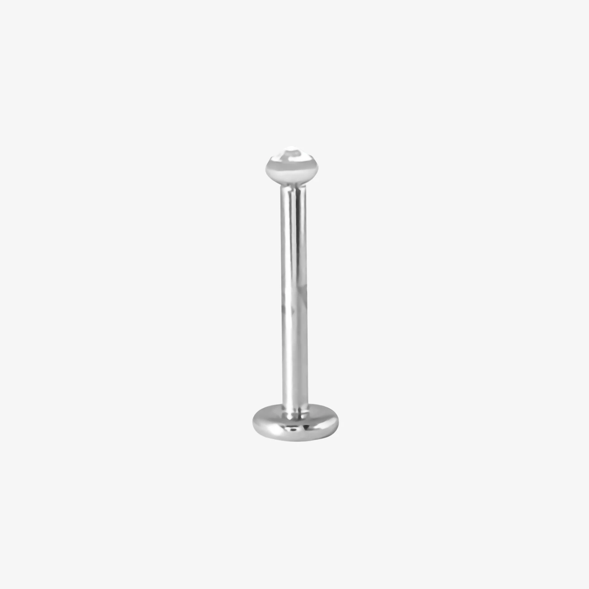 Piranha Labret Crystal Rosca Interna Steel Basicline - Image 2