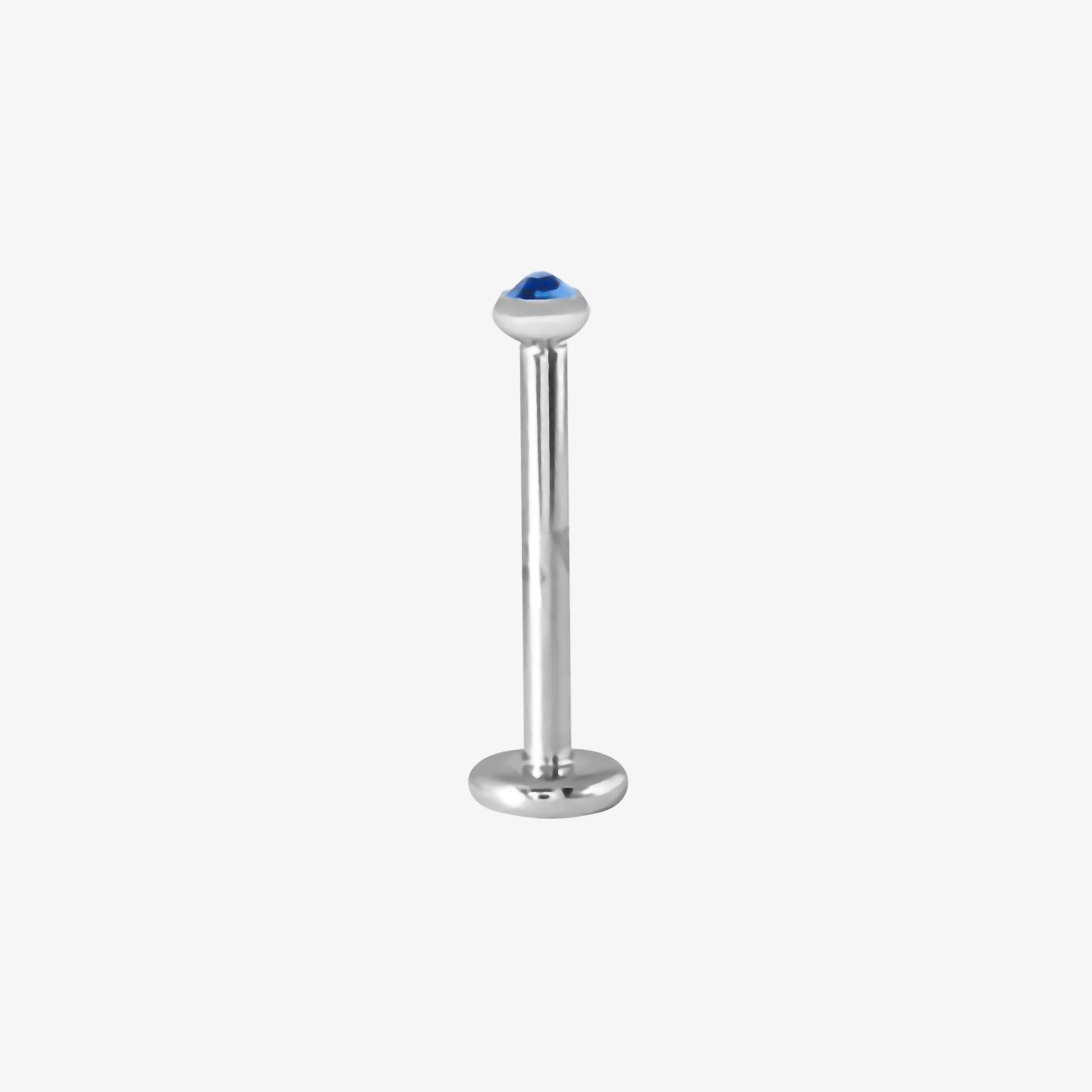 Piranha Labret Crystal Rosca Interna Steel Basicline - Image 3
