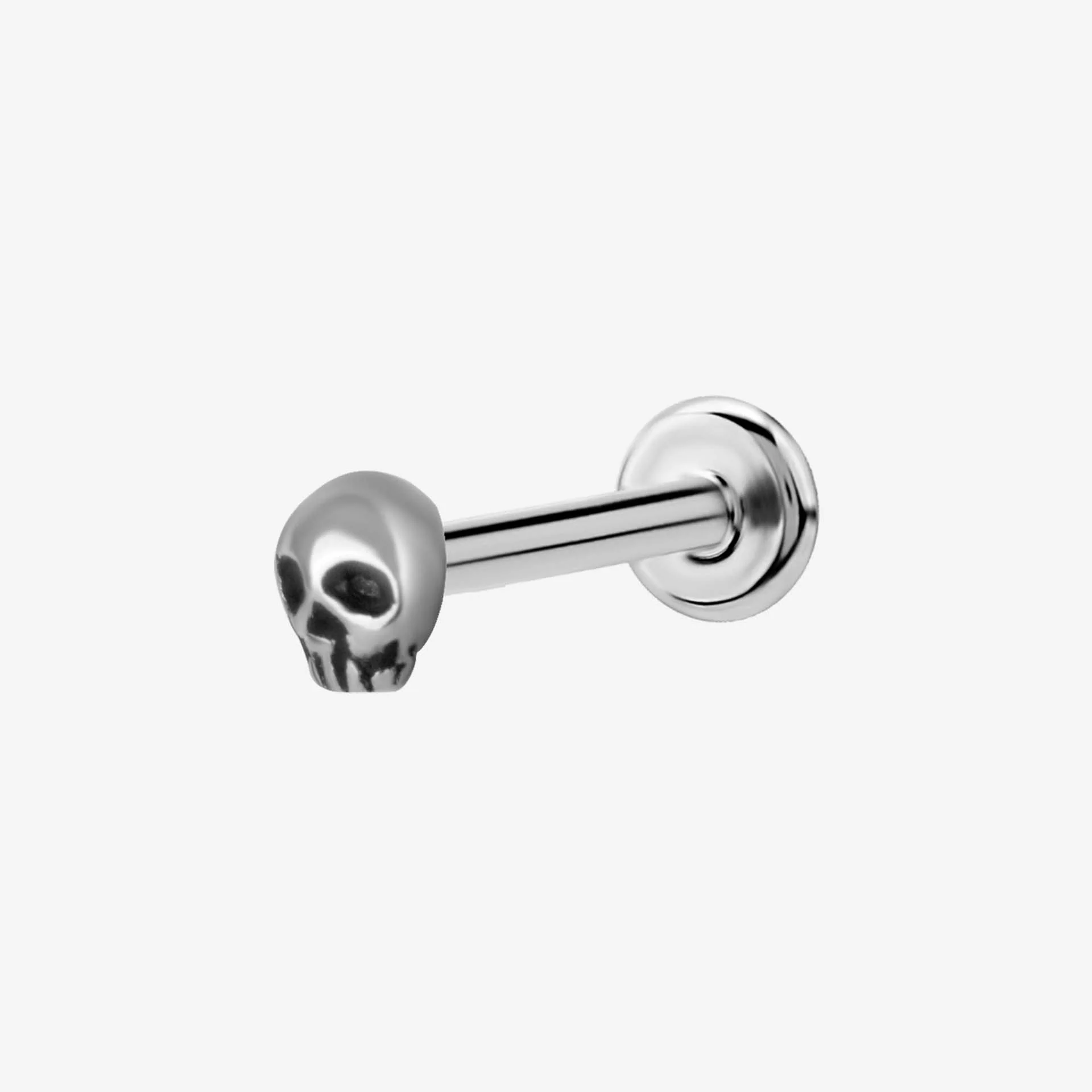 Piranha Labret Little Skull Steel Basicline - Image 2