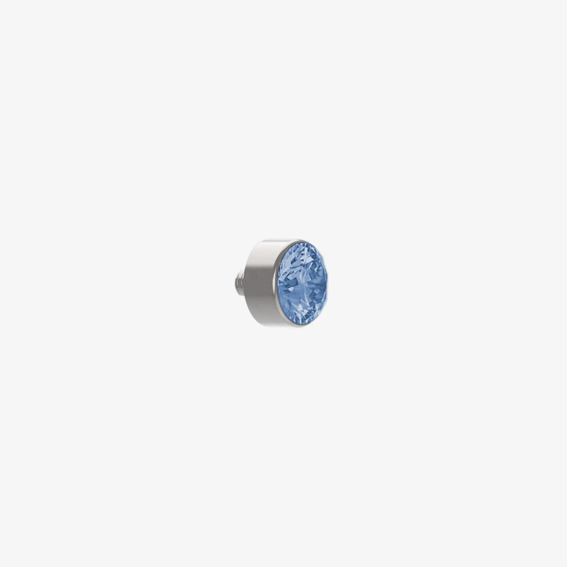 Piranha Cabeça Microdermal Aço Cirúrgico 316L com Pedra - Image 3