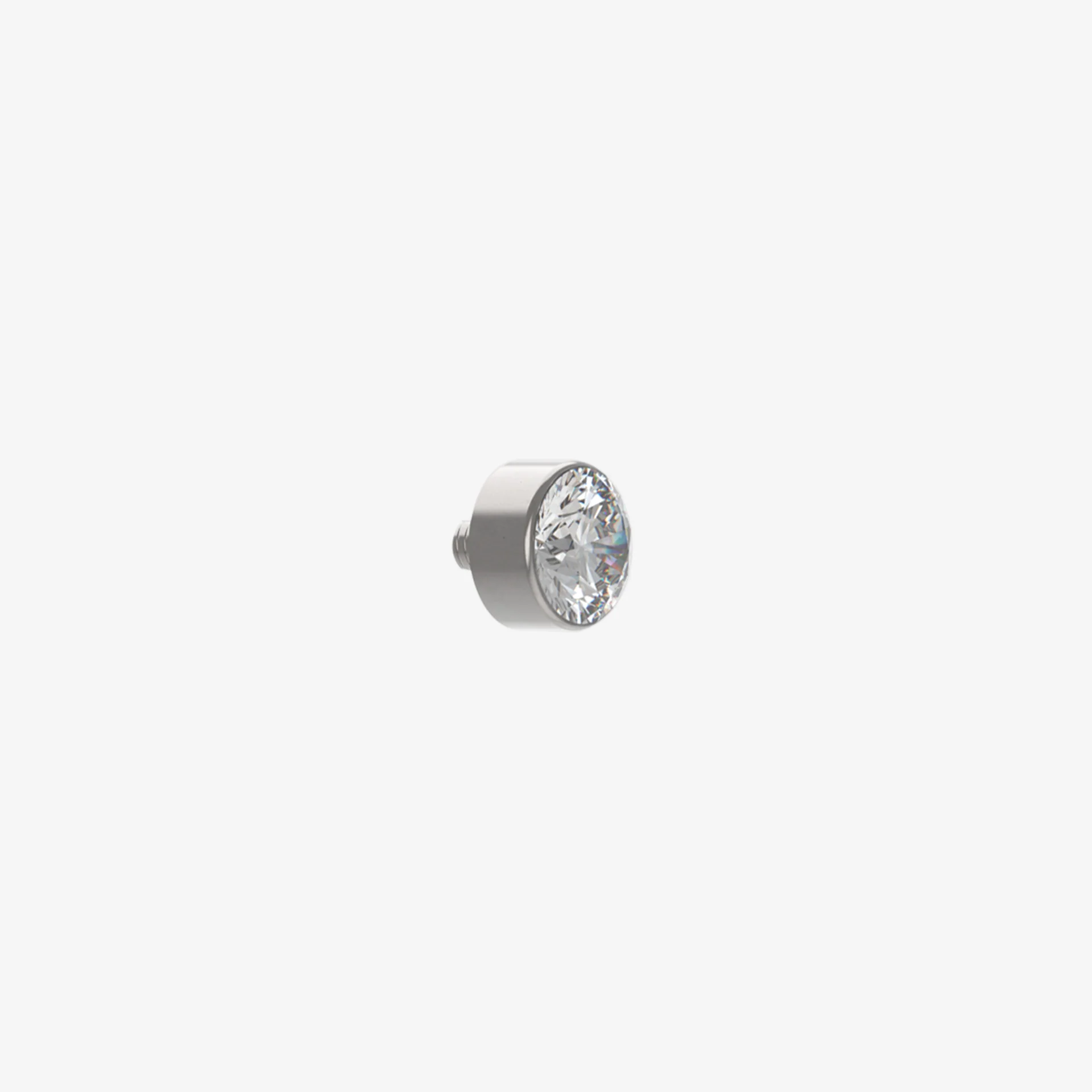 Piranha Cabeça Microdermal Aço Cirúrgico 316L com Pedra - Image 9