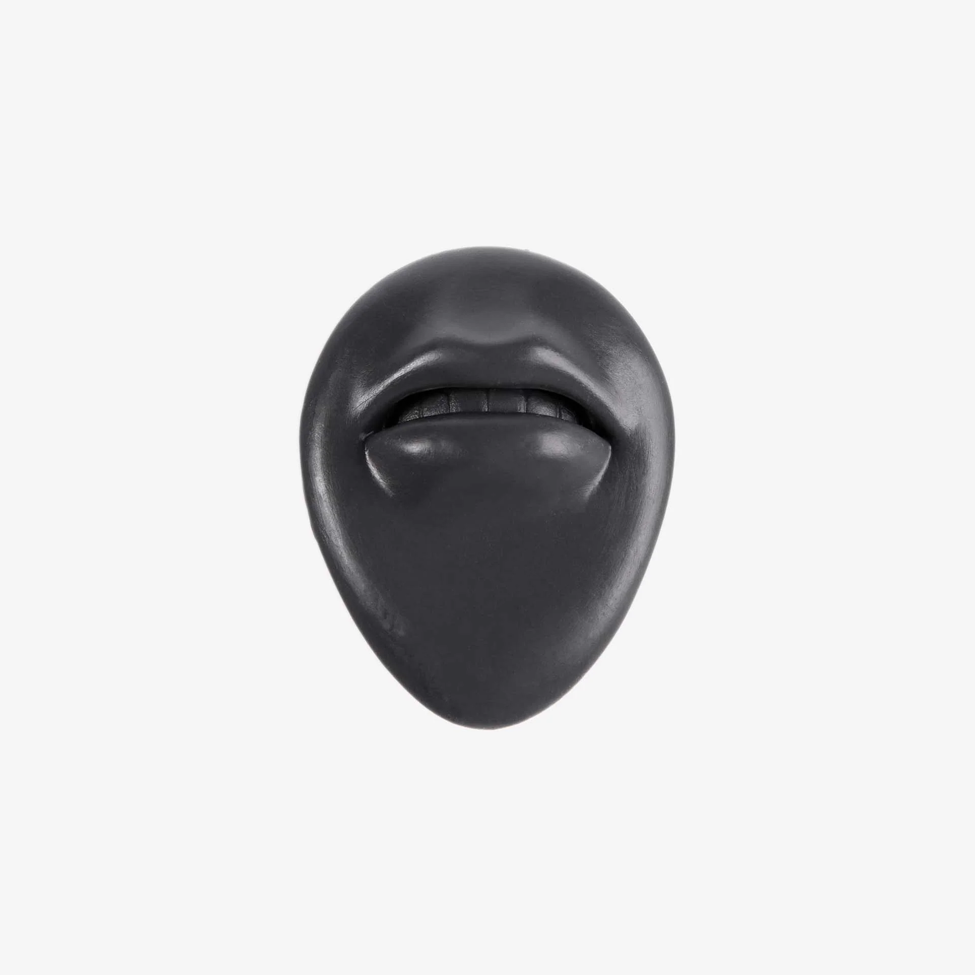 Piranha Molde Silicone Preto Lábios - Image 2