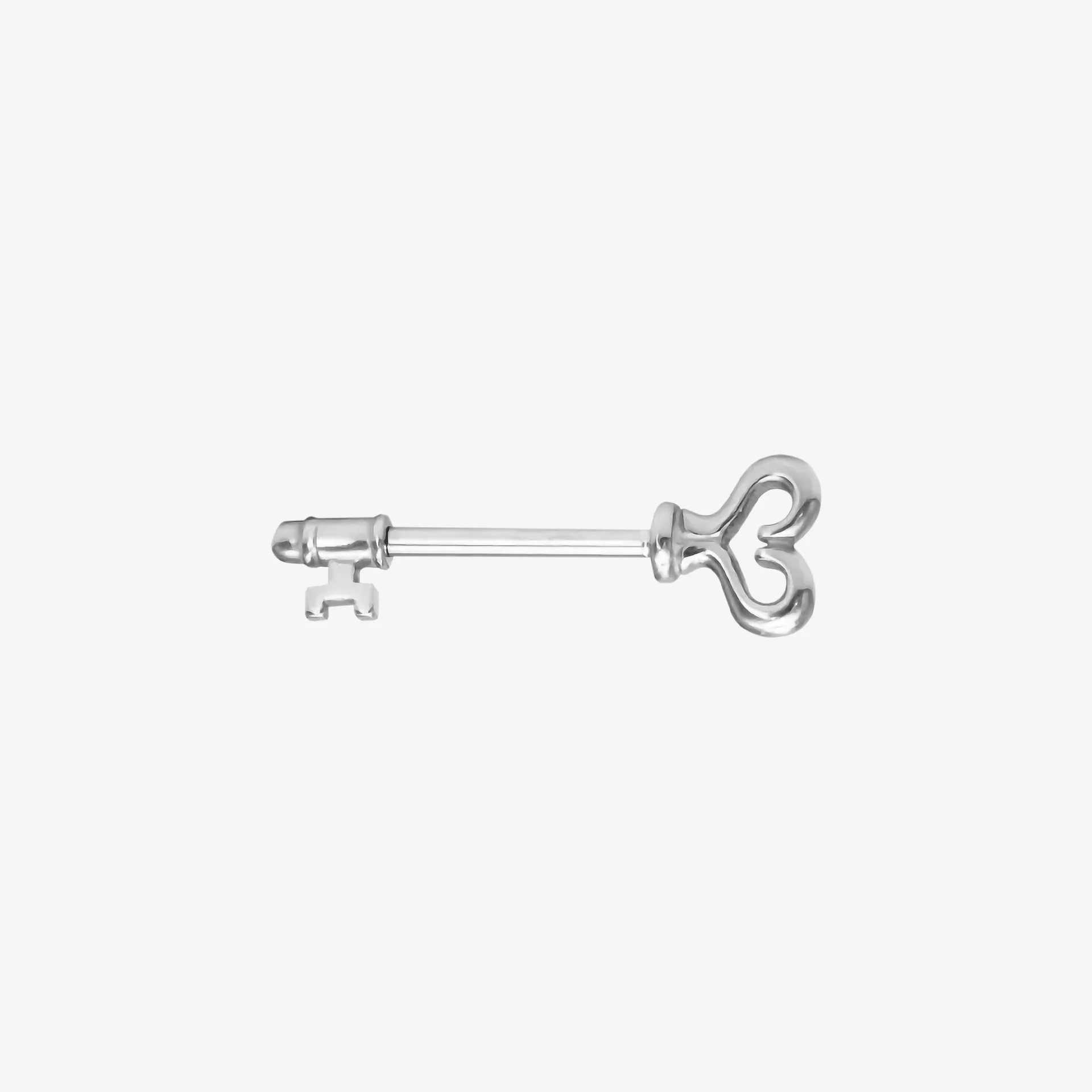 Piranha Nipple Barbell Heart Steel Basicline - Image 2