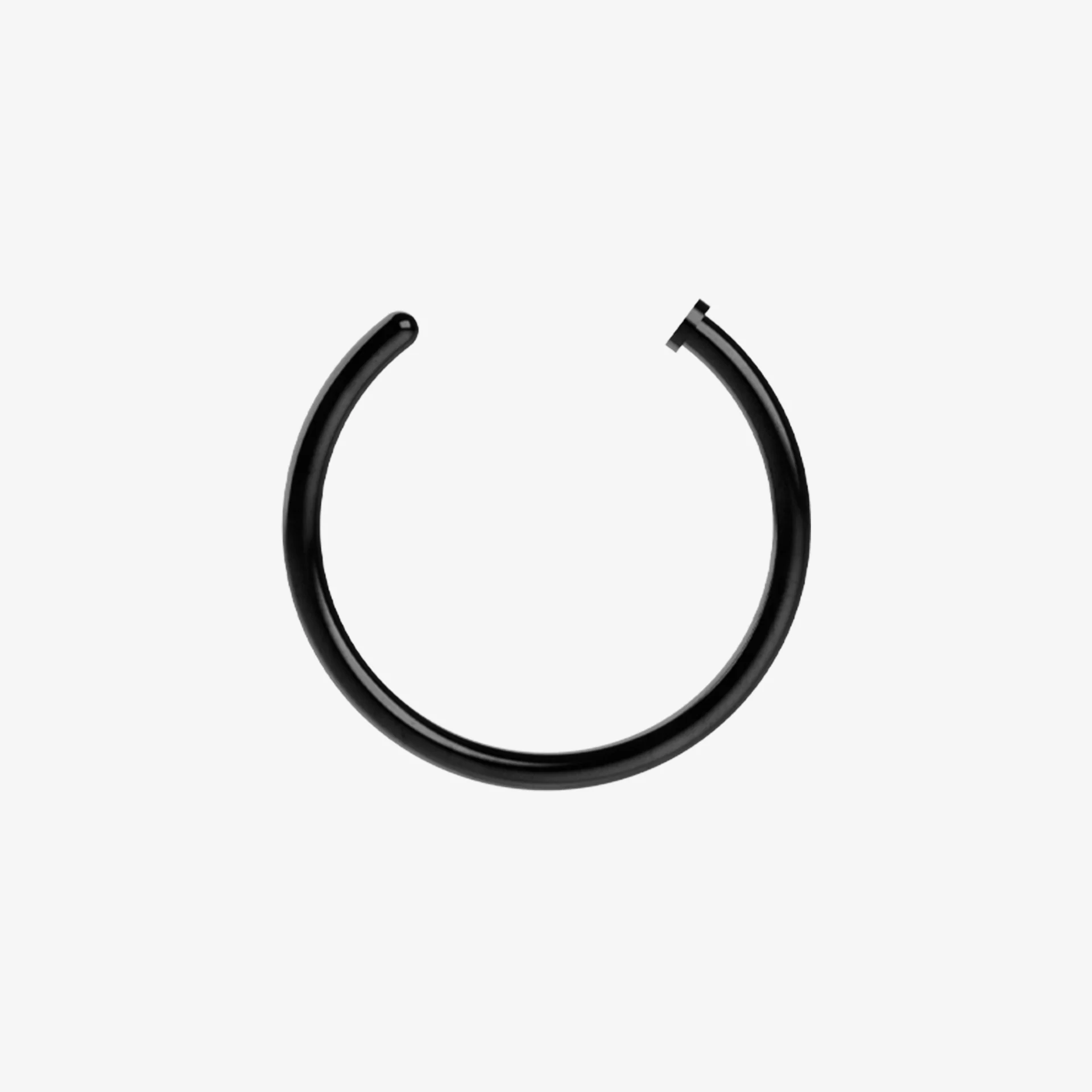 Piranha Nose Ring Aço Negro - Image 5