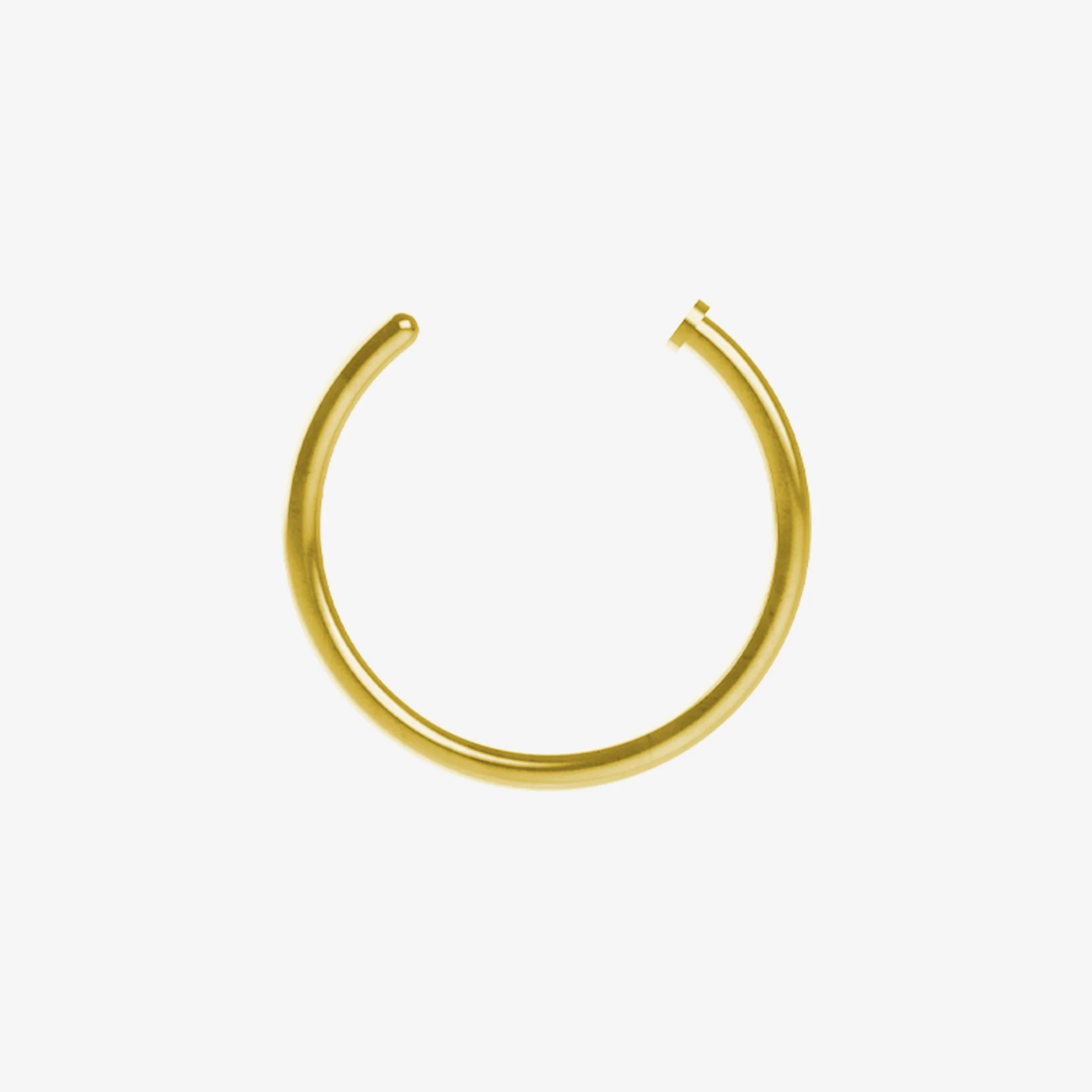 Piranha Nose Ring Steel Zirconline - Image 2