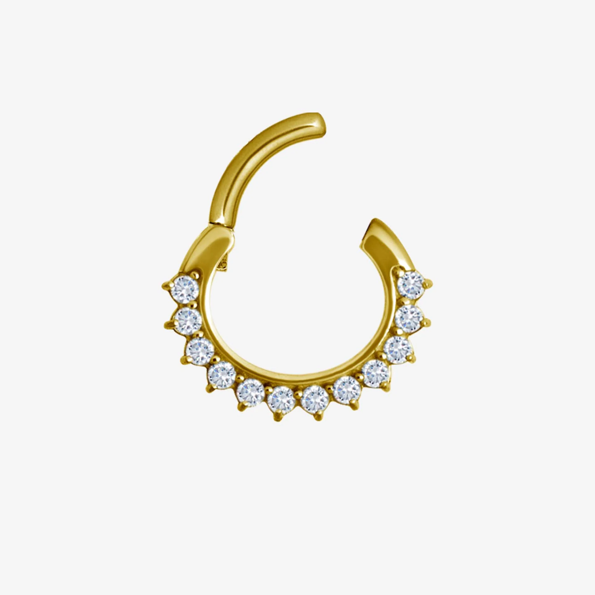 Piranha Septum Glamorous Large Steel Zirconline - Image 2