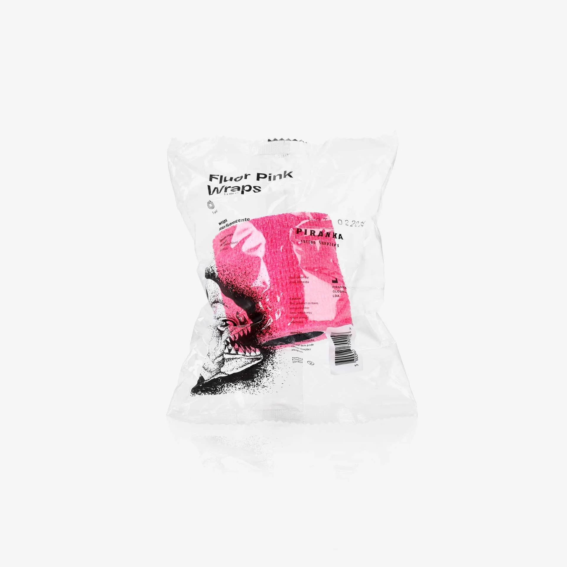 Piranha Wrap Cover Rosa Fluorescente - Image 4
