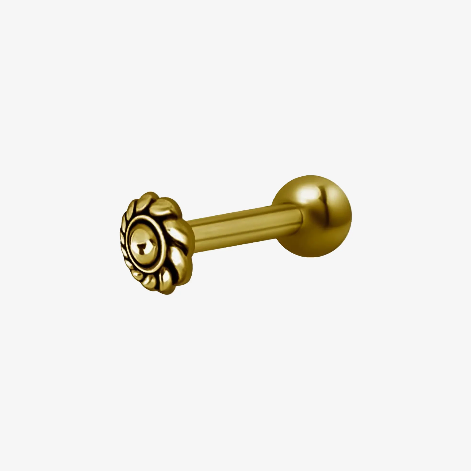 Wildcat Earbarbell Pinwheel Steel Zirconline - Image 2
