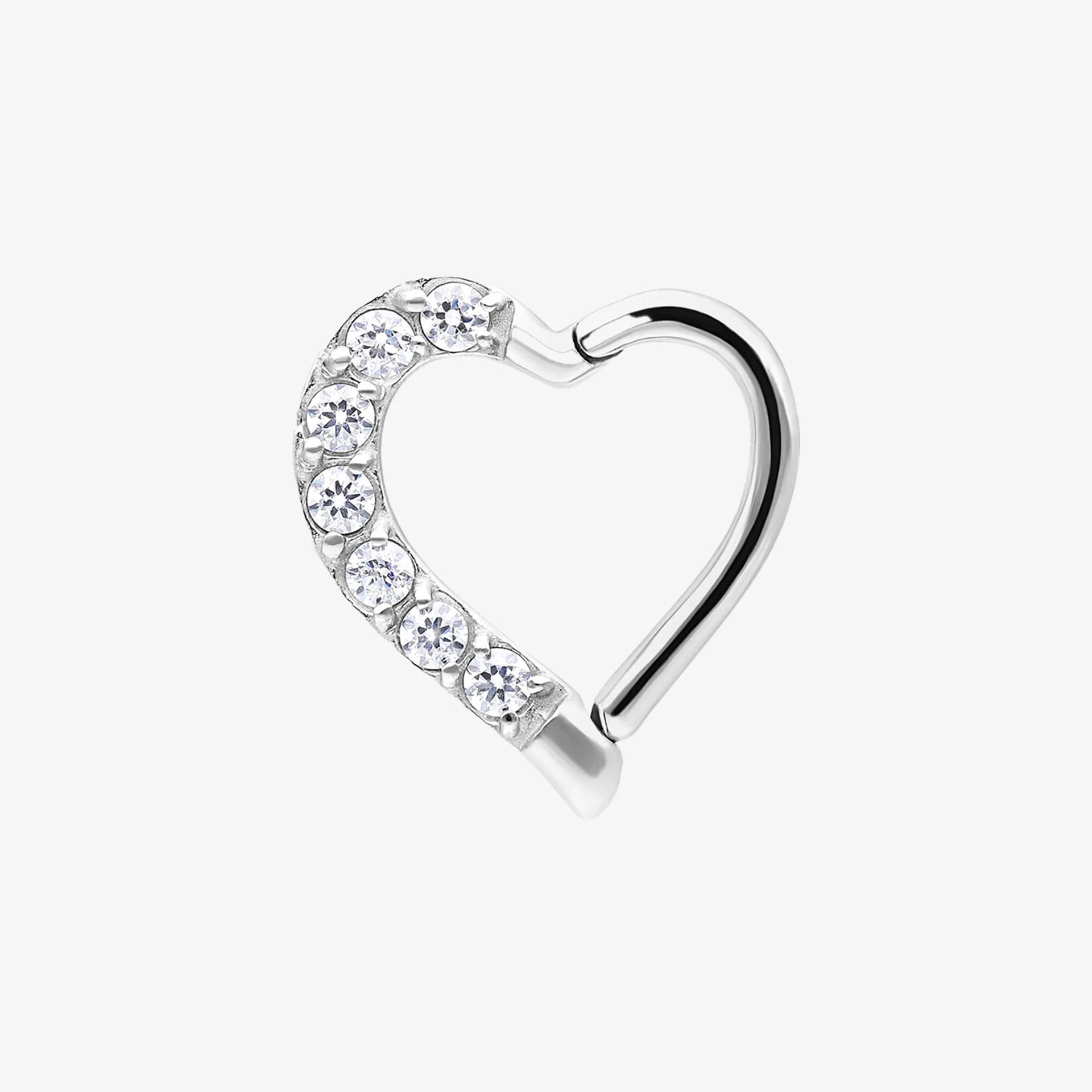 Wildcat Argola Multi Jewelled Heart Steel Basicline - Image 2