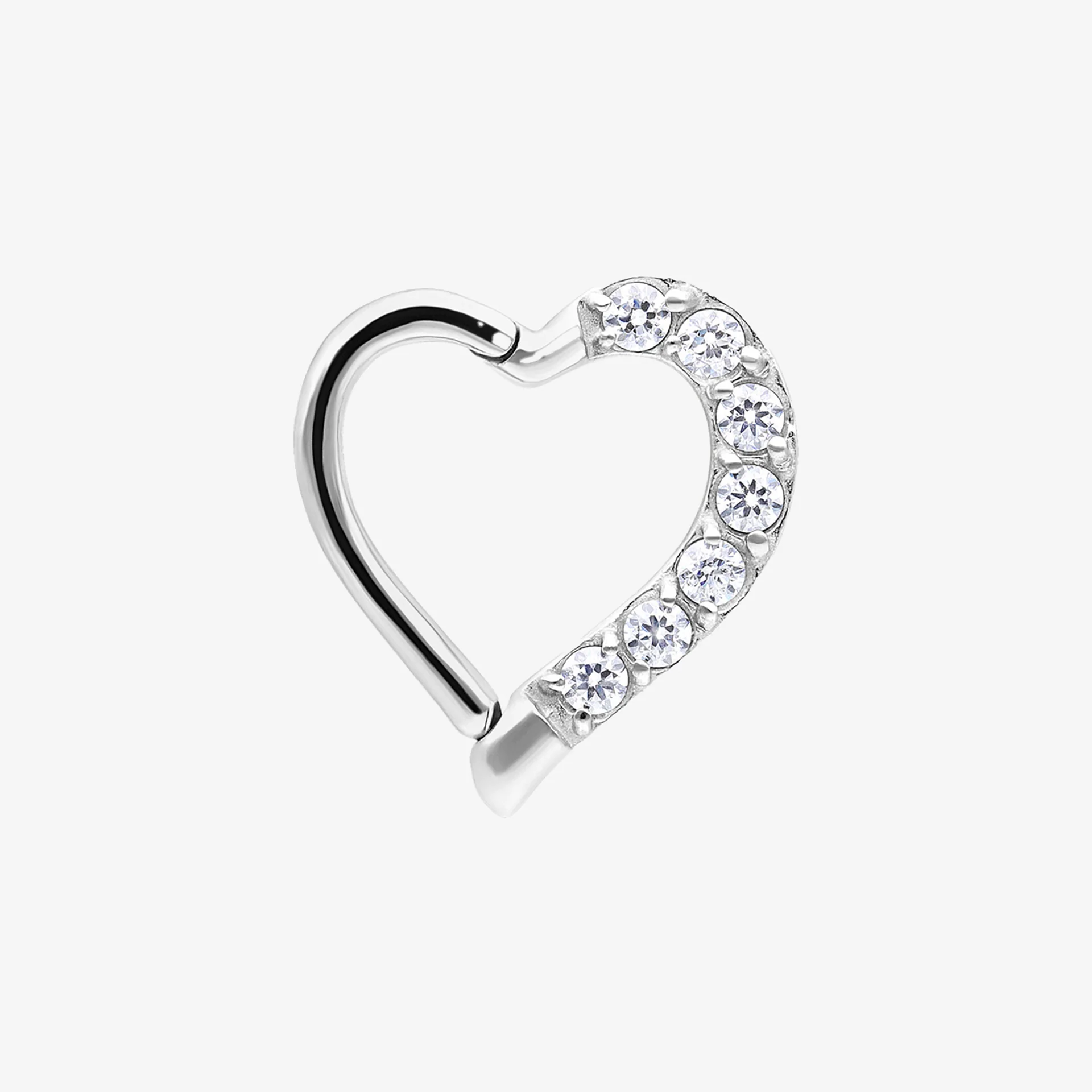 Wildcat Argola Multi Jewelled Heart Steel Basicline - Image 3