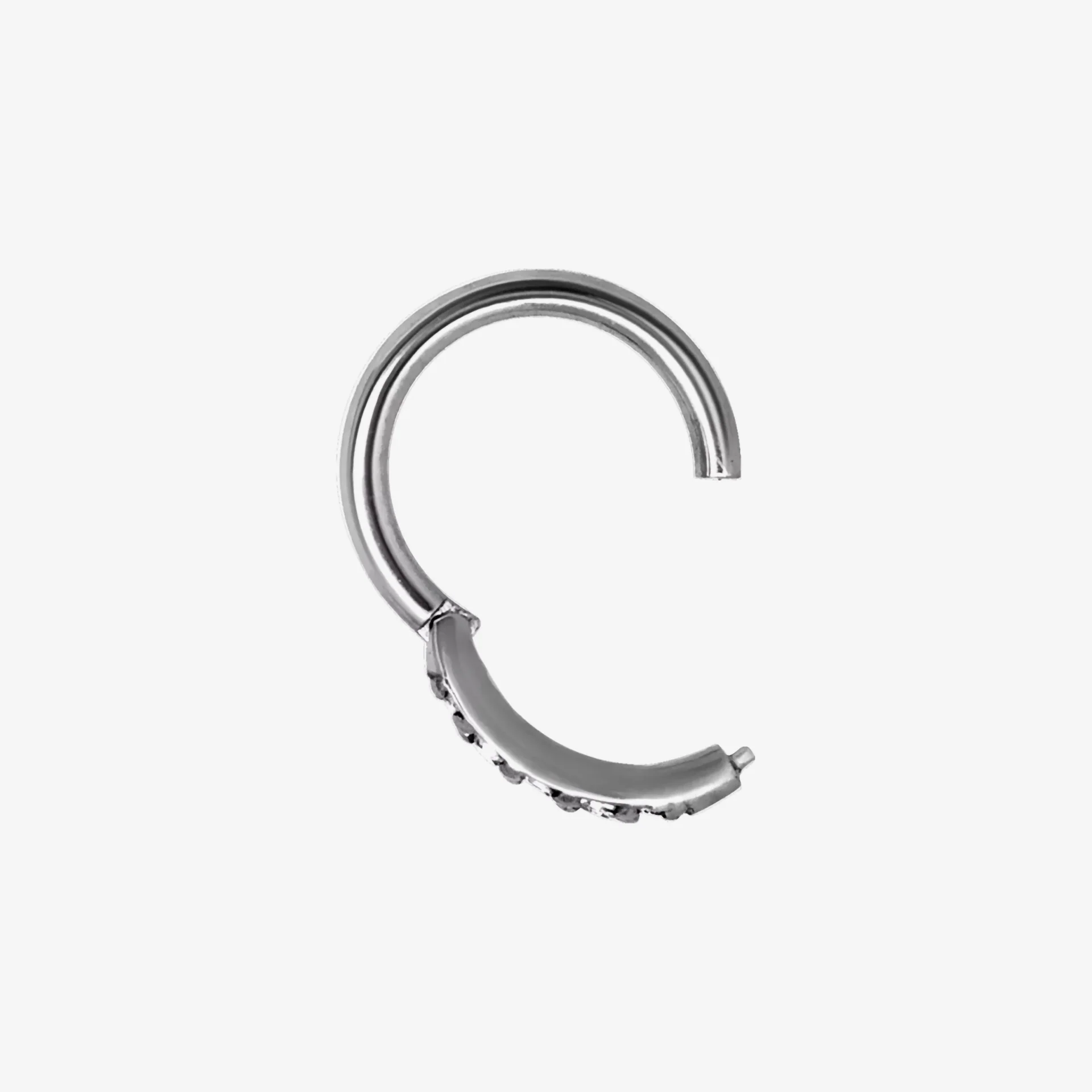 Wildcat Argola Pave Setting Crystal Top Steel Basicline - Image 2