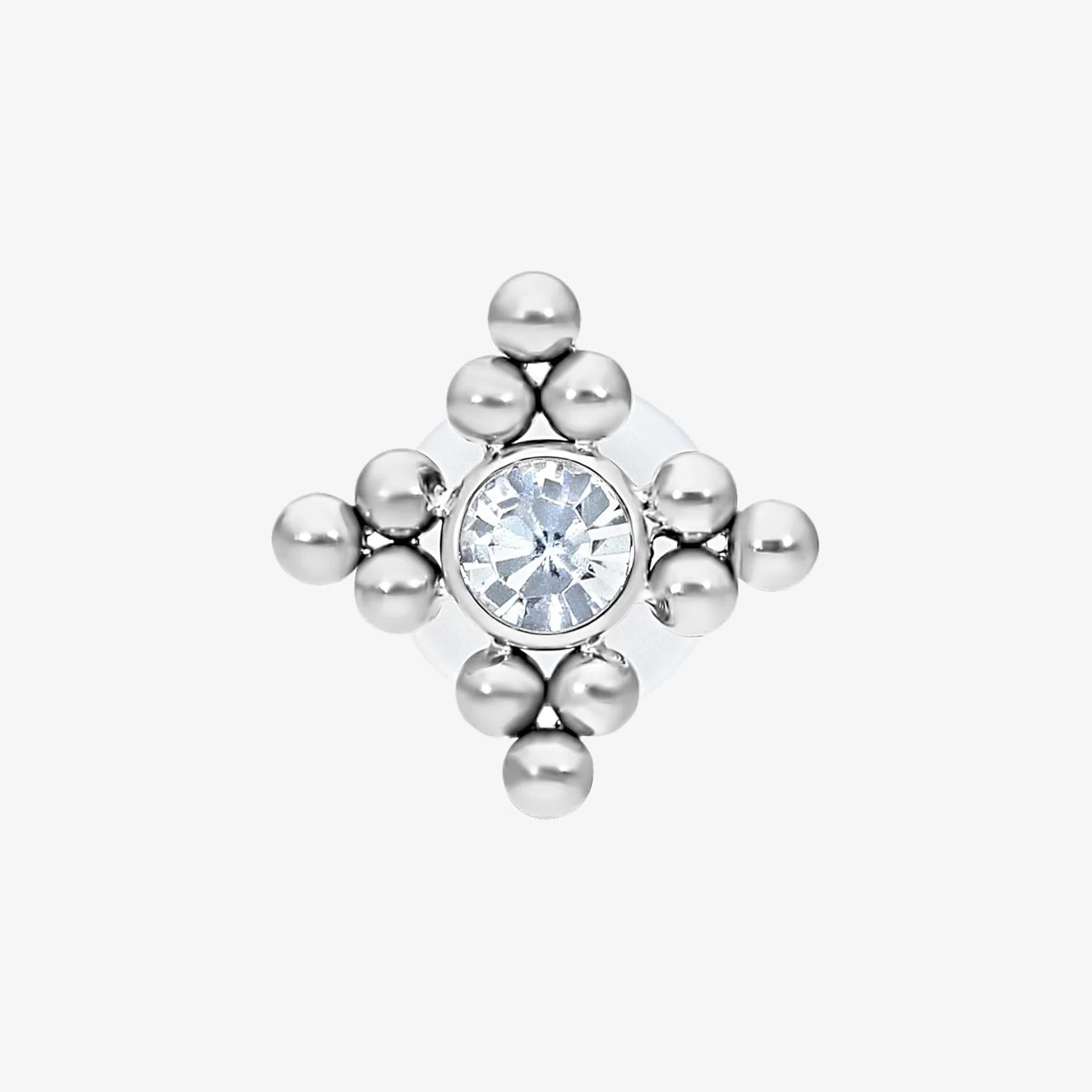 Wildcat Labret Diamond Push Fit Bioplast - Image 2
