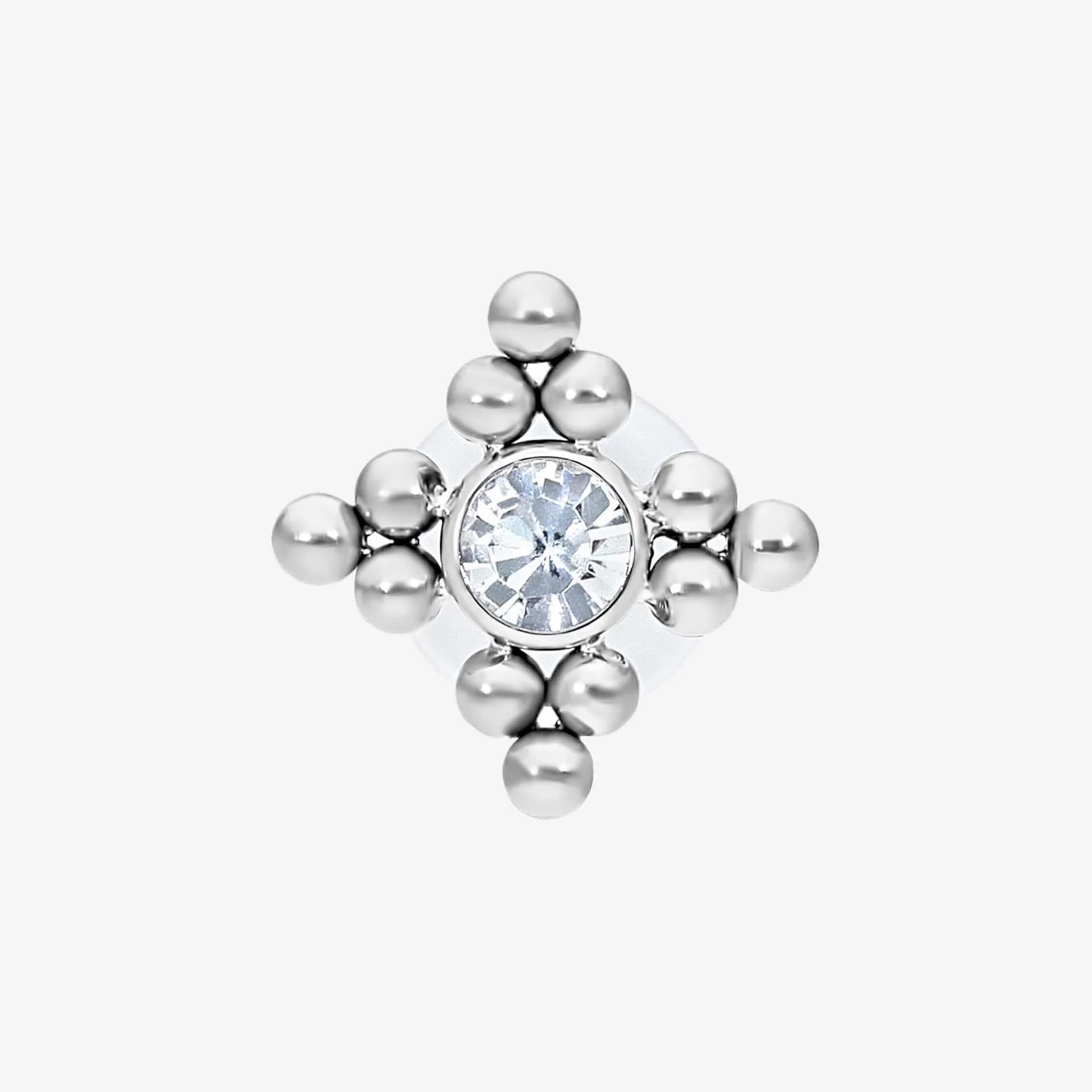 Wildcat Labret Diamond Push Fit Bioplast - Image 3