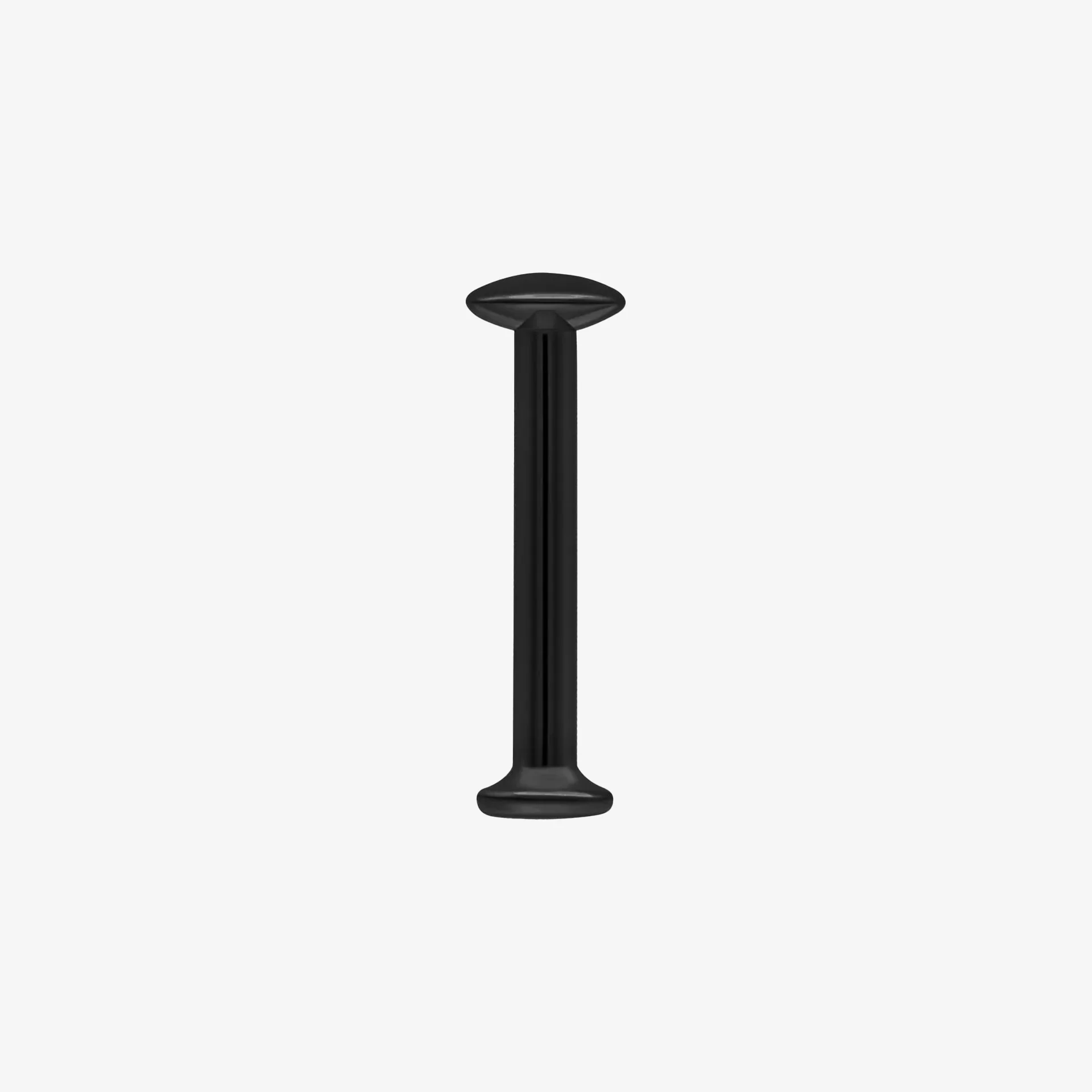 Wildcat Labret Disco Piercing Triplo Titan Blackline - Image 2