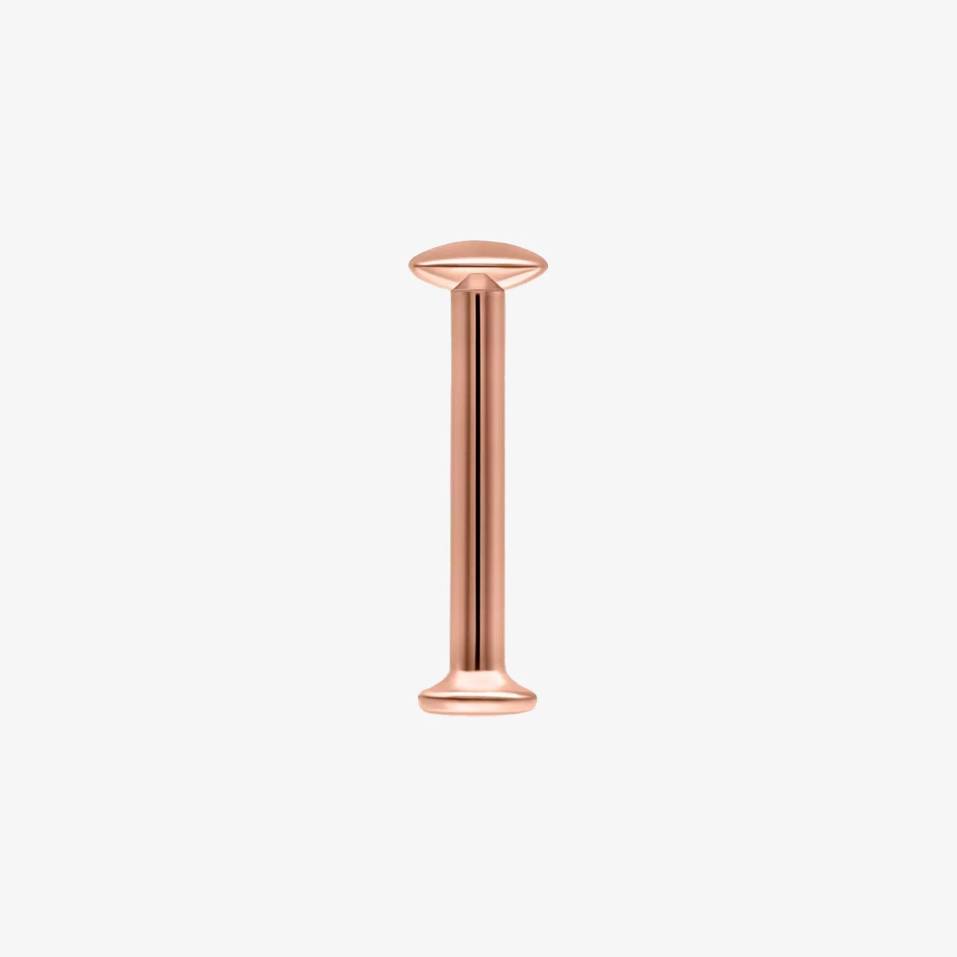 Wildcat Labret Disco Piercing Triplo Titan Roseline - Image 2