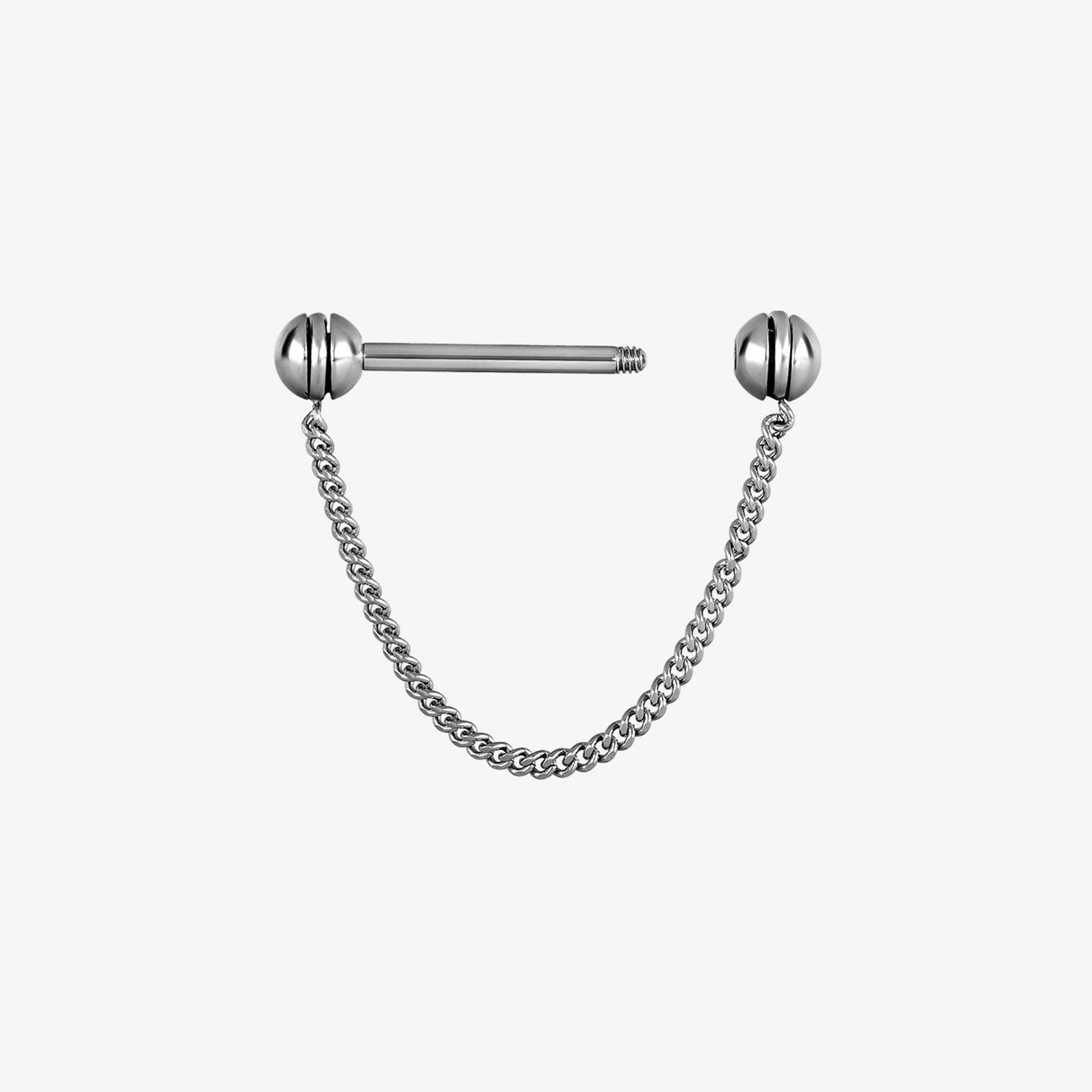 Wildcat Nipple Barbell Rotating Chain Steel Basicline - Image 2