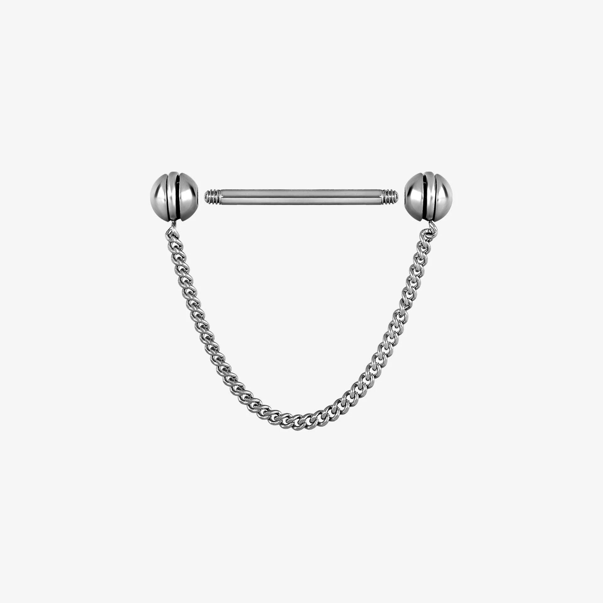 Wildcat Nipple Barbell Rotating Chain Steel Basicline - Image 3
