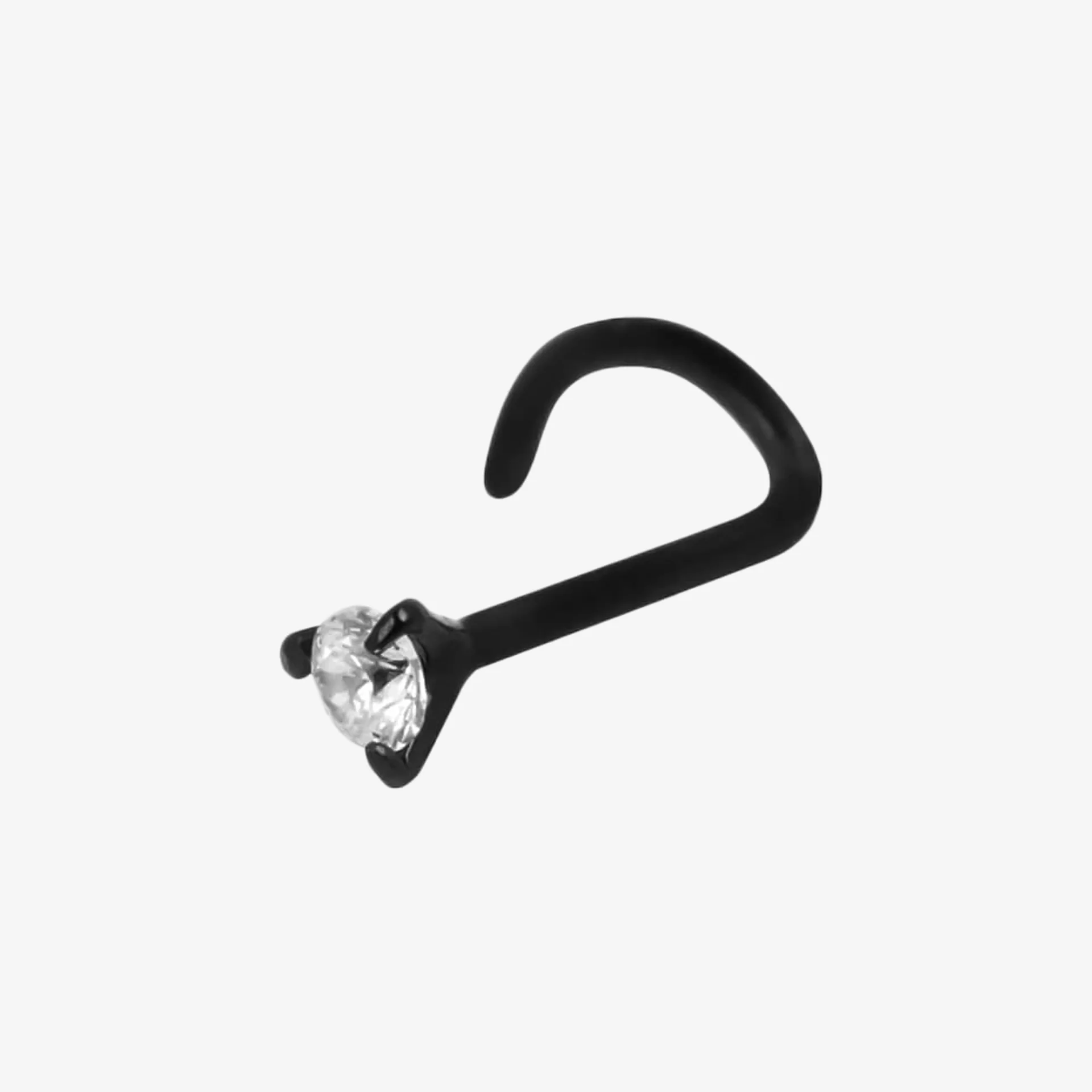 Wildcat Nose Curved Steel Blackline com Pedra Branca - Image 2